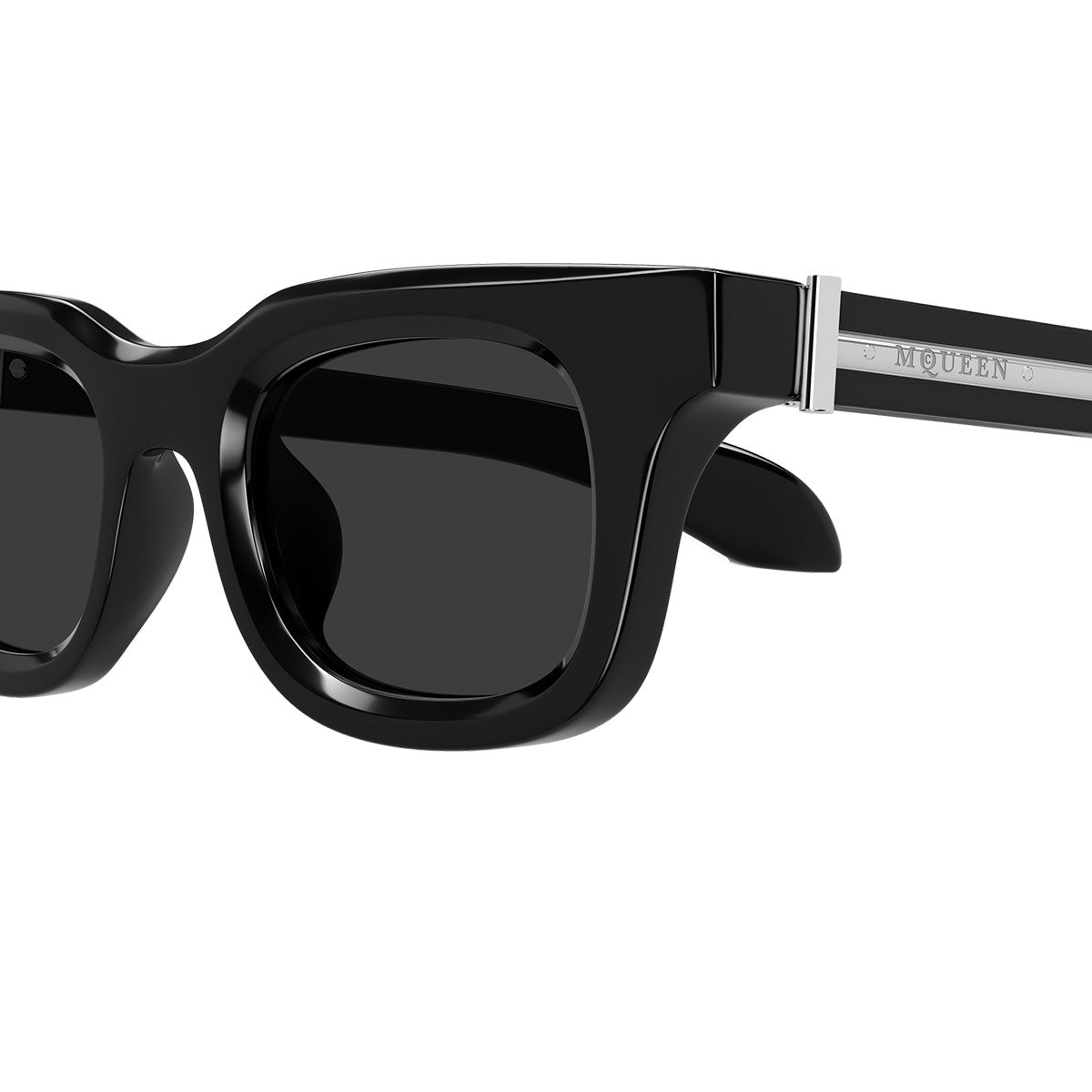 Alexander McQueen Occhiali da Sole AM0547S 001 Nero/Grigio Uomo