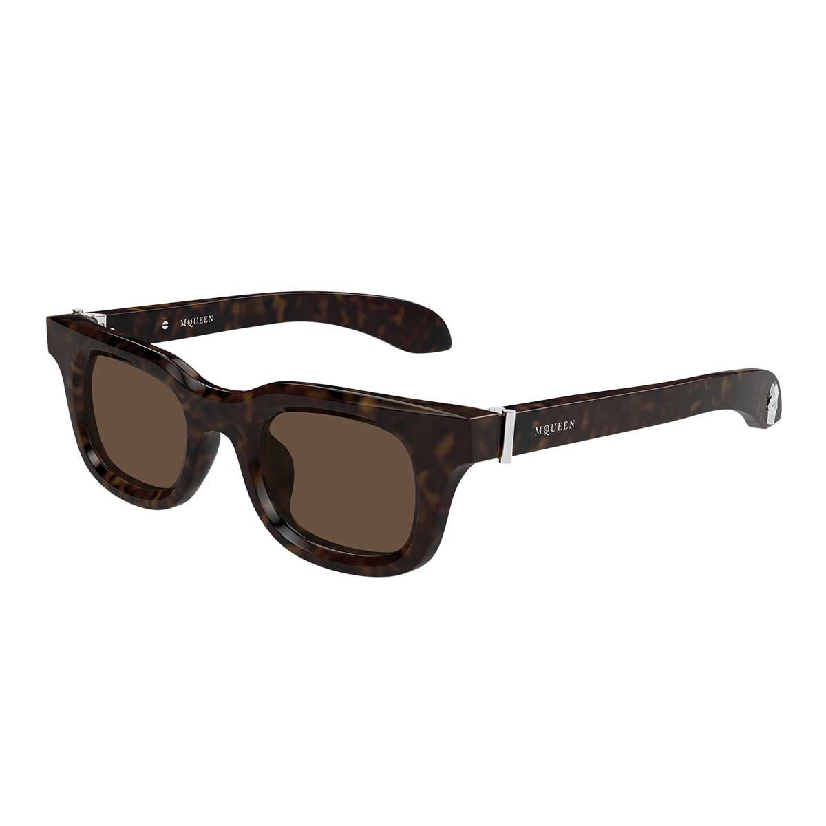 Alexander McQueen Occhiali da Sole AM0547S 002 Marrone/Marrone Uomo