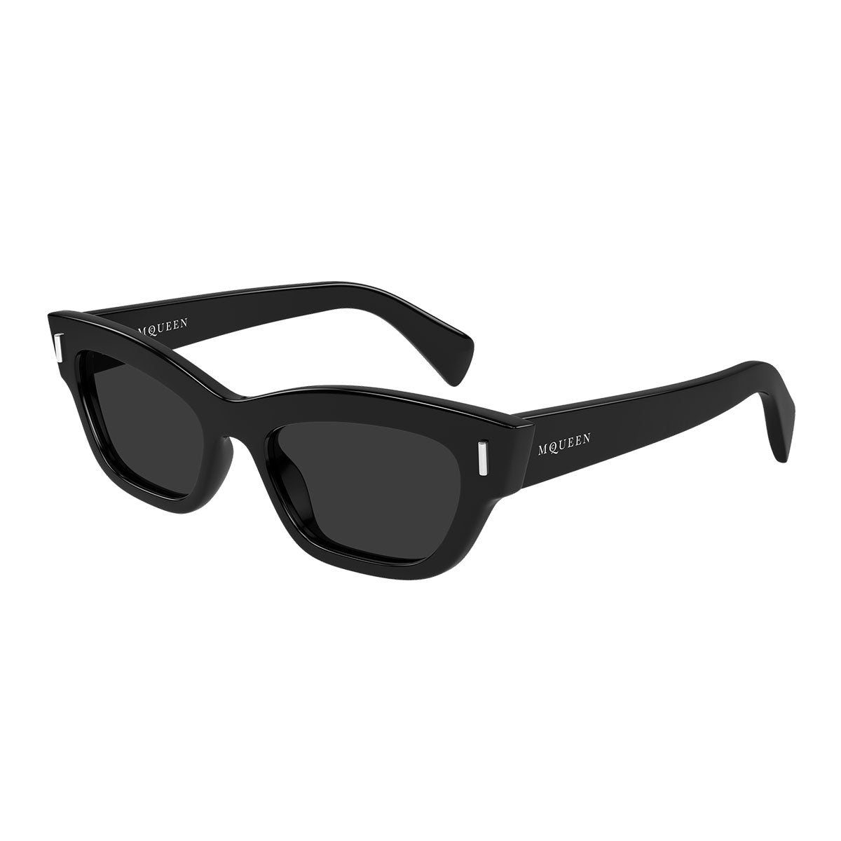 Alexander McQueen Occhiali da Sole AM0548S 001 Nero/Grigio Donna