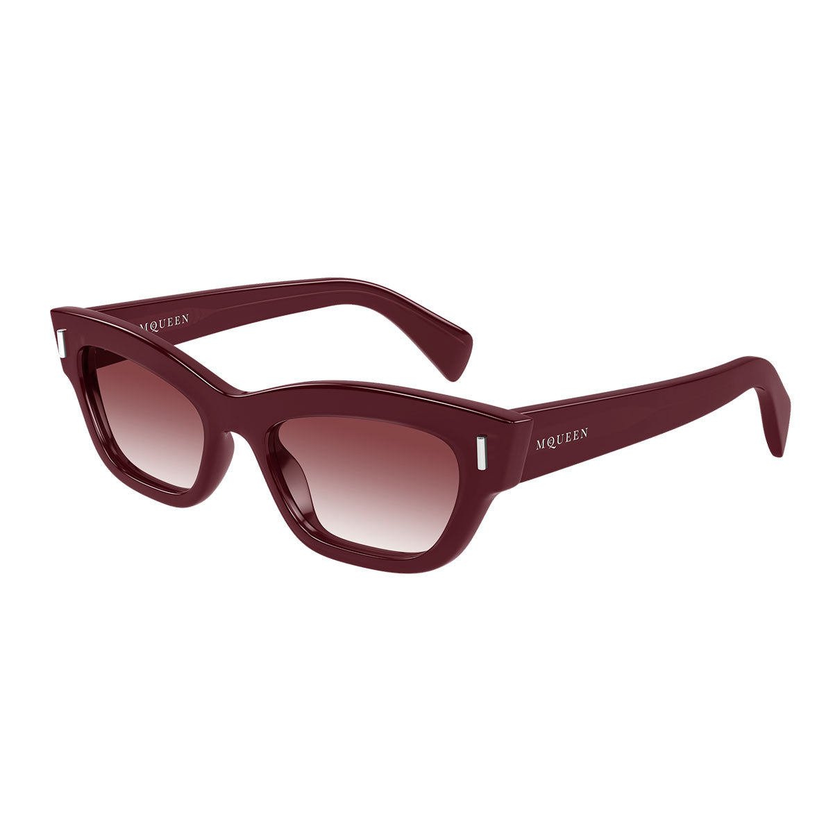 Alexander McQueen Occhiali da Sole AM0548S 003 Burgundy/Rosso Donna