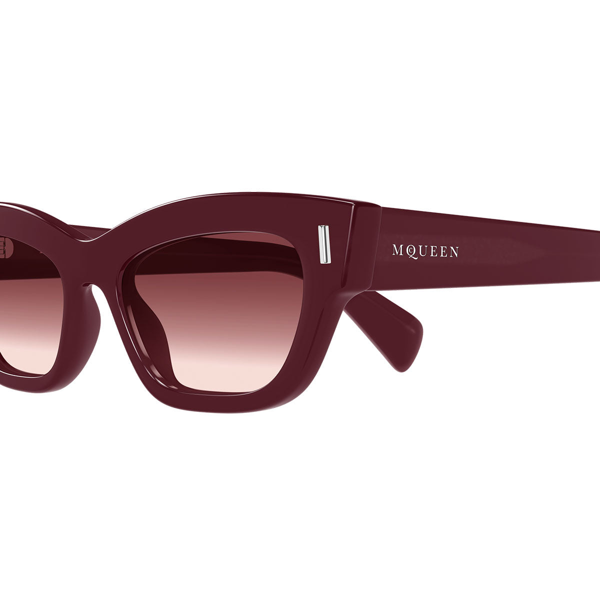 Alexander McQueen Occhiali da Sole AM0548S 003 Burgundy/Rosso Donna