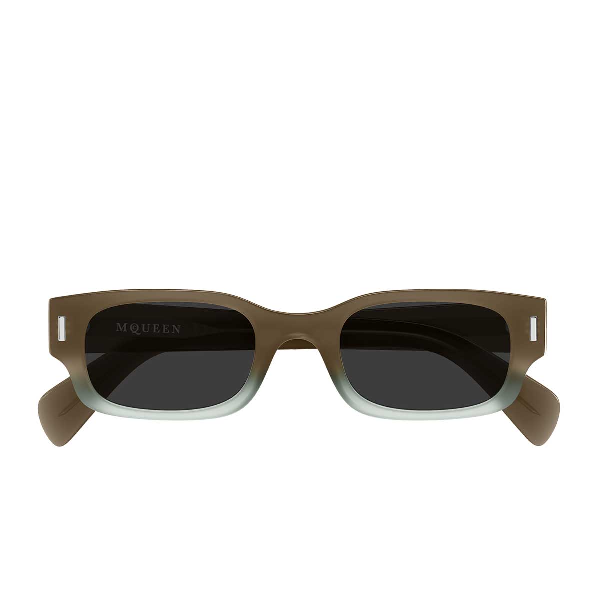 Alexander McQueen Occhiali da Sole AM0549S 004 Marrone/Grigio Unisex
