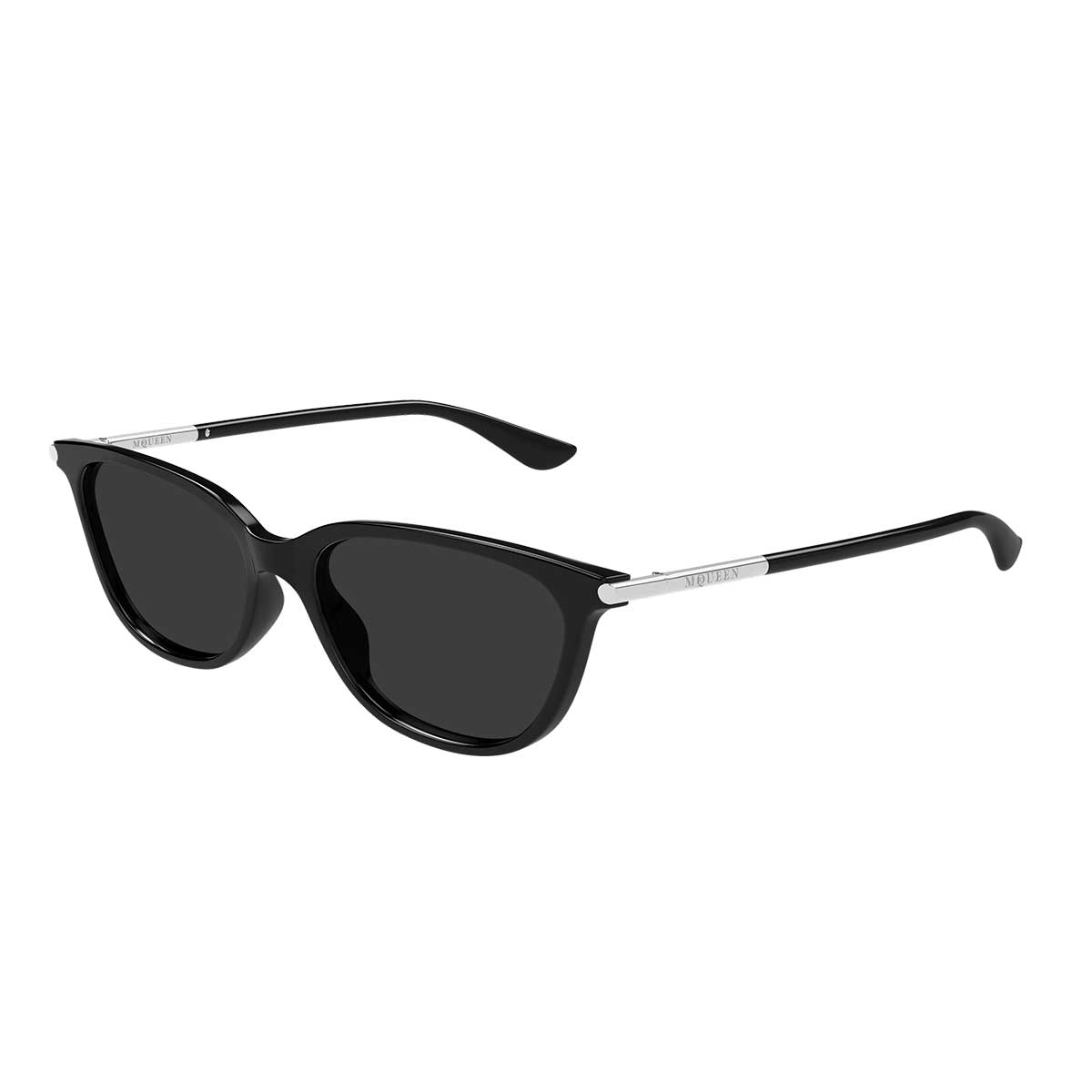 Alexander McQueen Occhiali da Sole AM0553S 001 Nero/Grigio Donna
