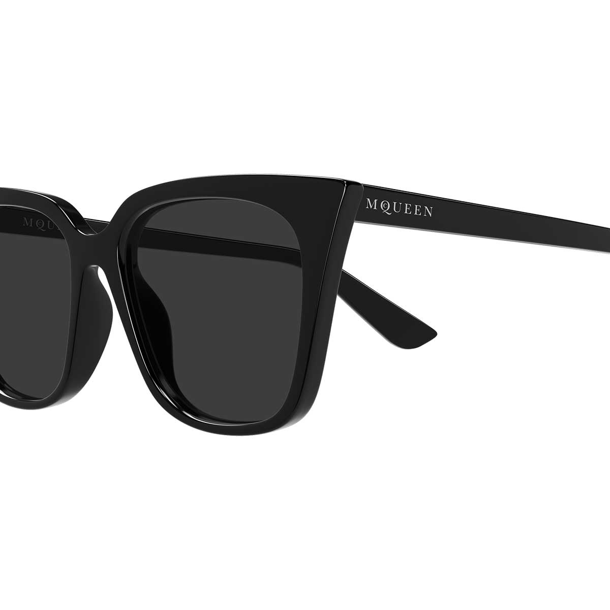 Alexander McQueen Occhiali da Sole AM0556S 001 Nero/Grigio Donna
