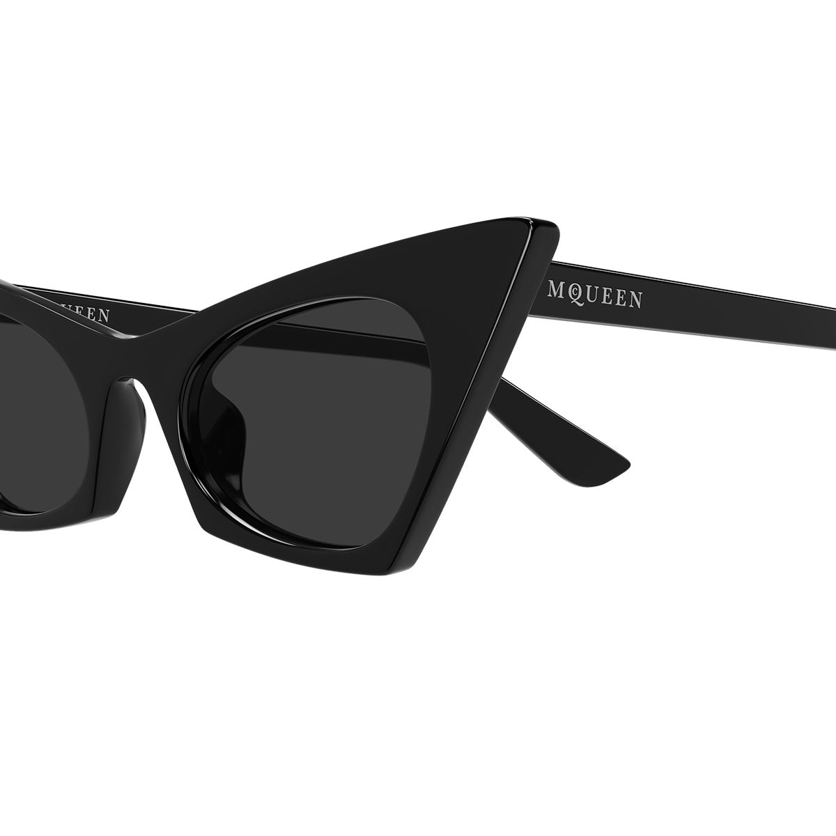 Alexander McQueen Occhiali da Sole AM0557S 001 Nero/Grigio Donna