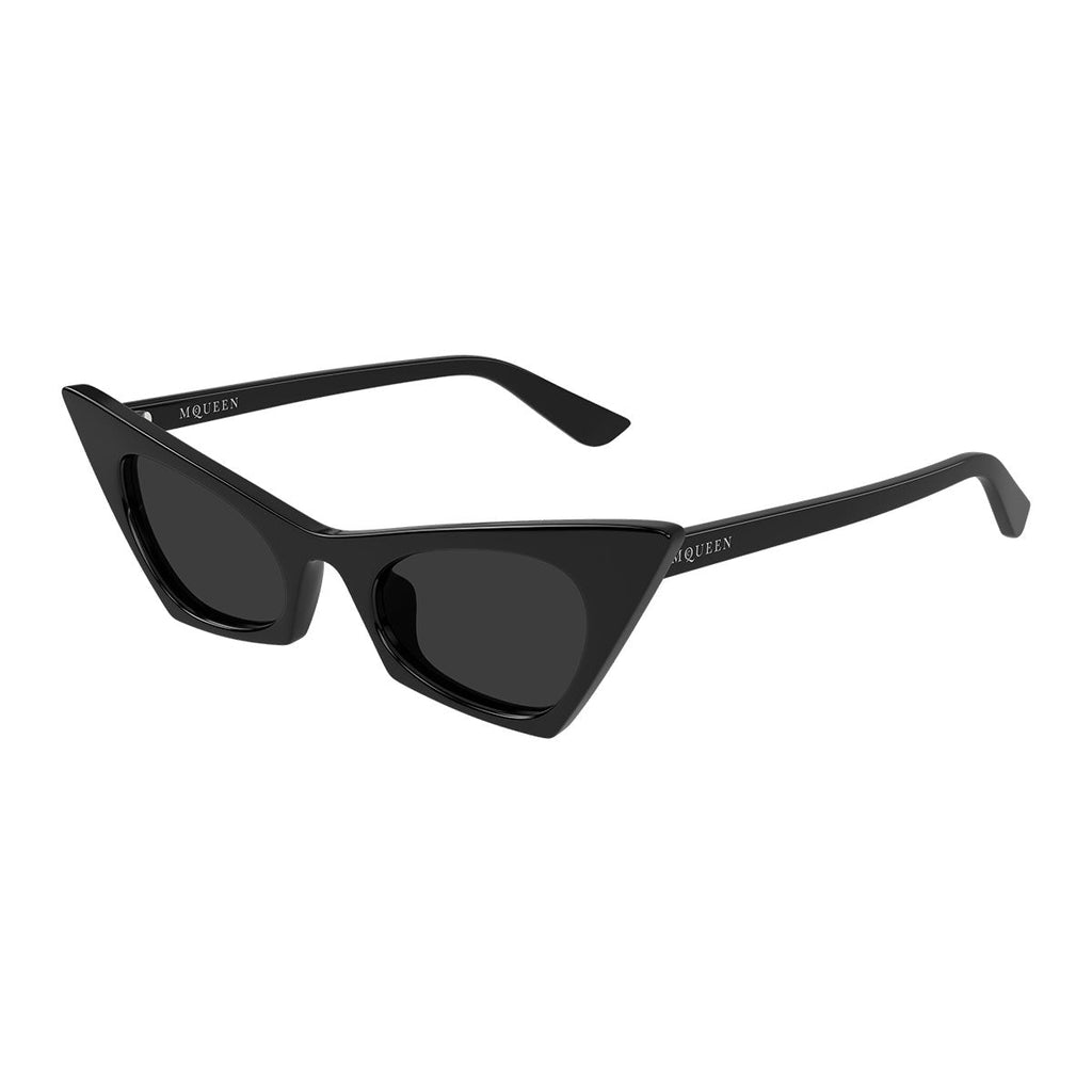 Alexander McQueen Occhiali da Sole AM0557S 001 Nero/Grigio Donna