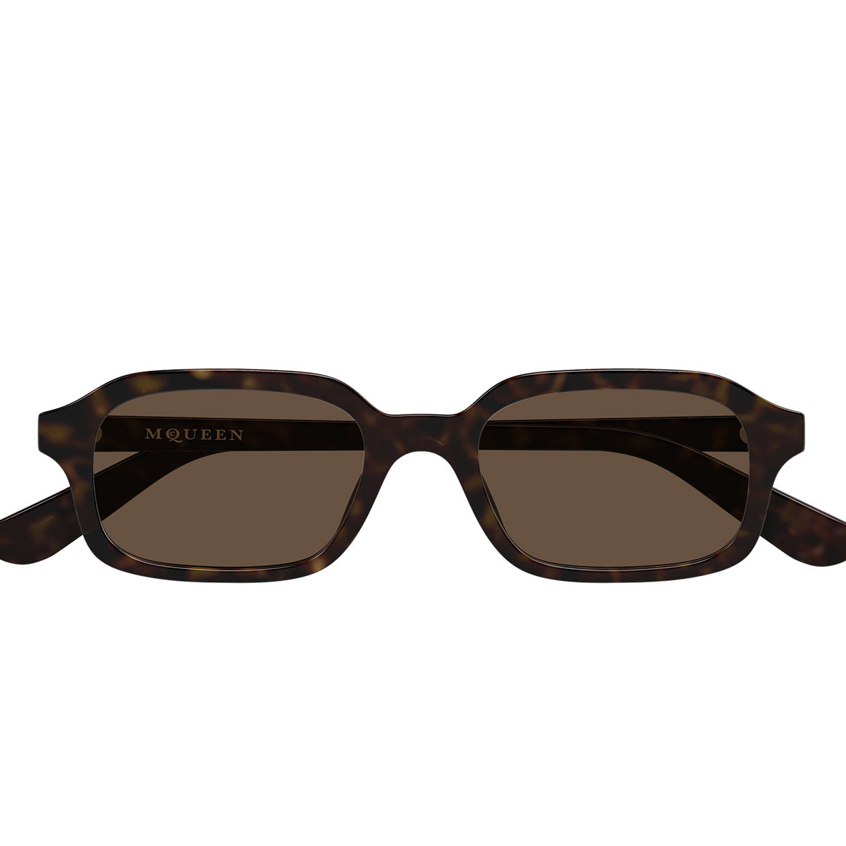 Alexander McQueen Occhiali da Sole AM0558S 002 Marrone/Marrone Uomo