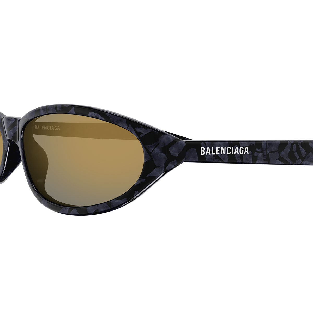 Balenciaga Occhiali da Sole BB0007S 010 Nero/Oro Unisex