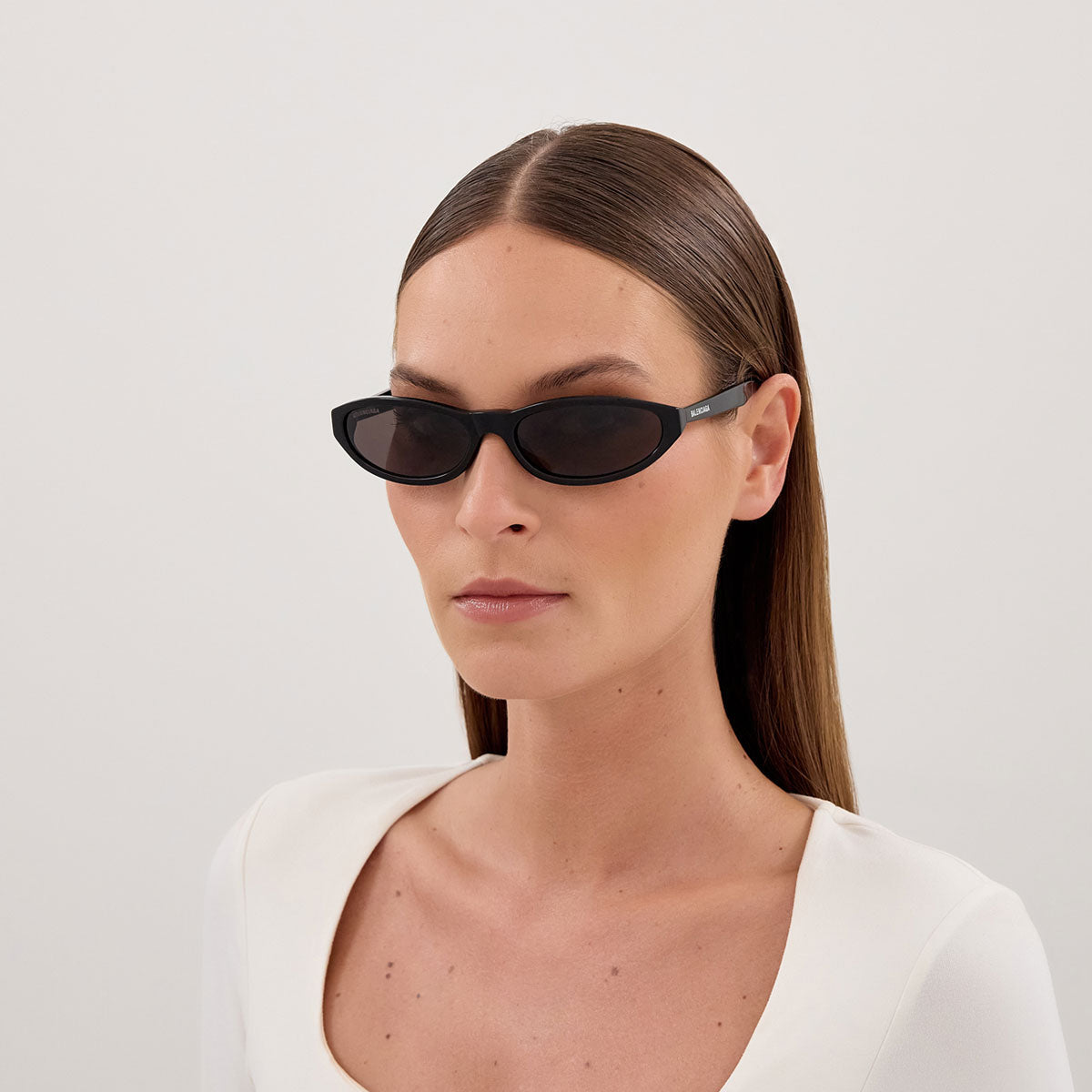 Balenciaga Occhiali da Sole BB0007S 014 Nero/Grigio Unisex