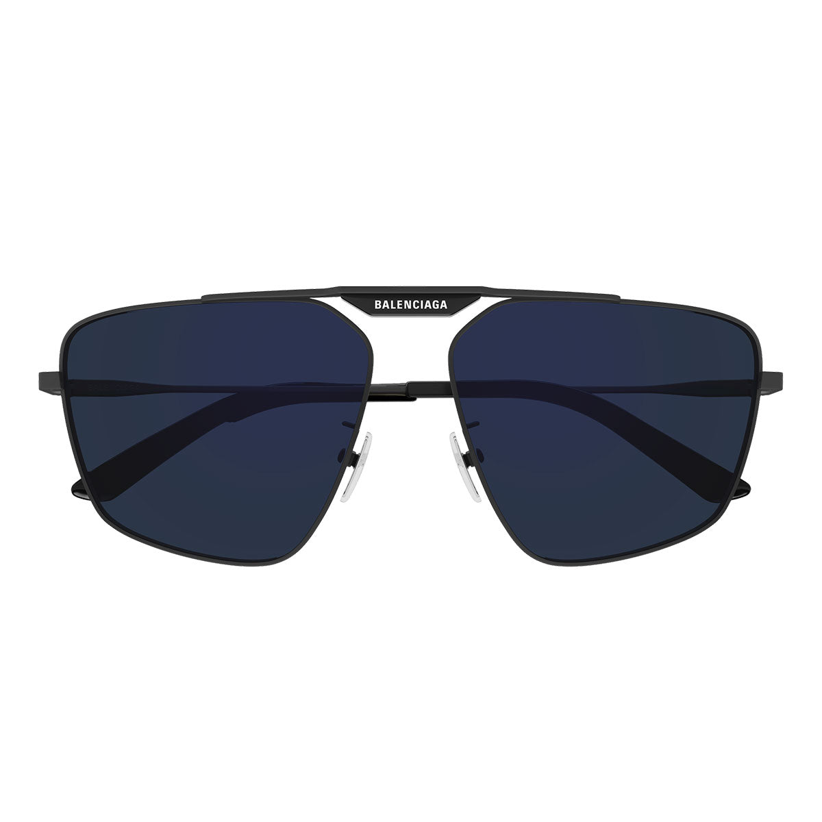 Balenciaga Occhiali da Sole BB0246SA 005 Grigio/Blu Uomo
