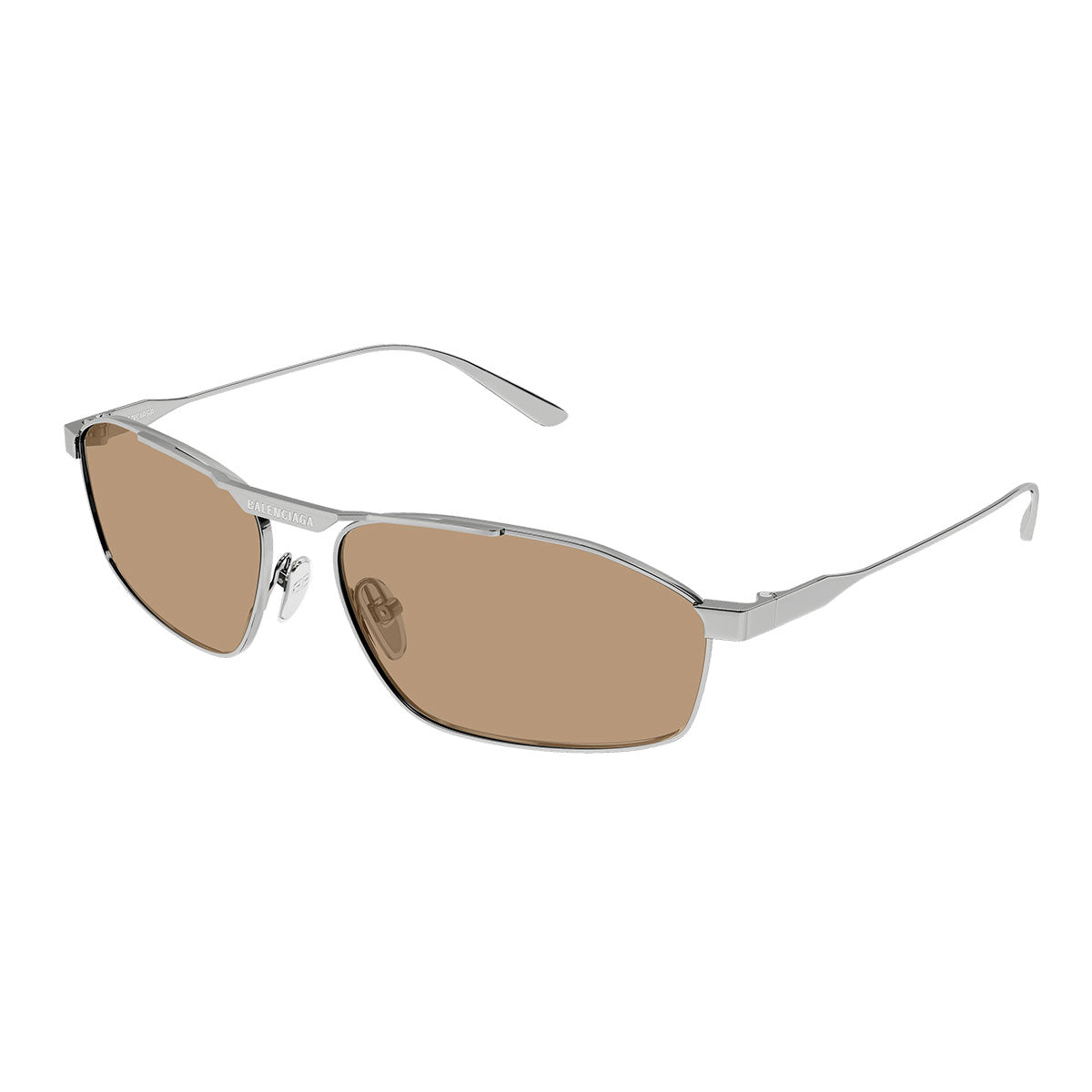 Balenciaga Occhiali da Sole BB0416S 006 Rutenio/Marrone Uomo