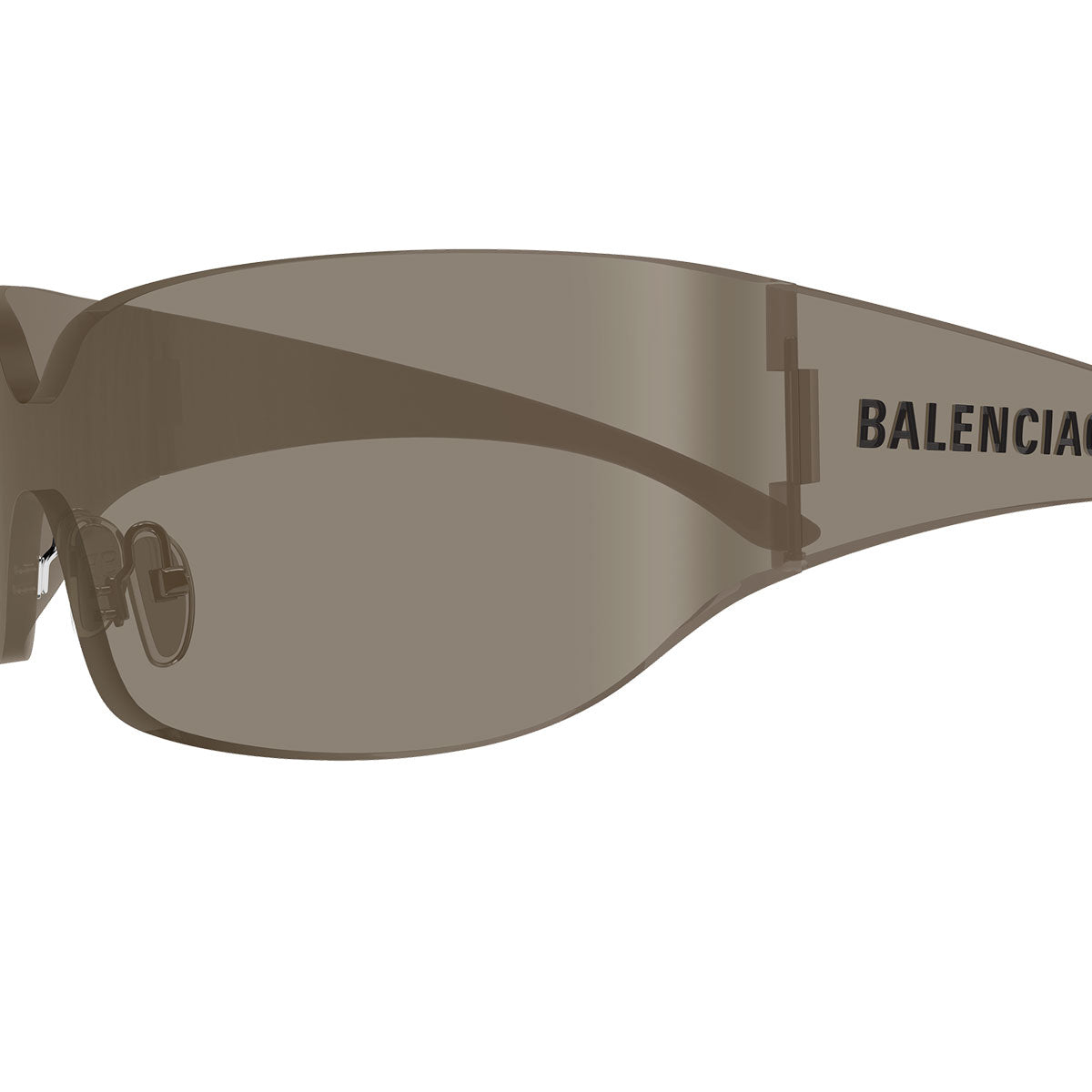 Balenciaga Occhiali da Sole BB0421S 002 Marrone/Marrone Unisex