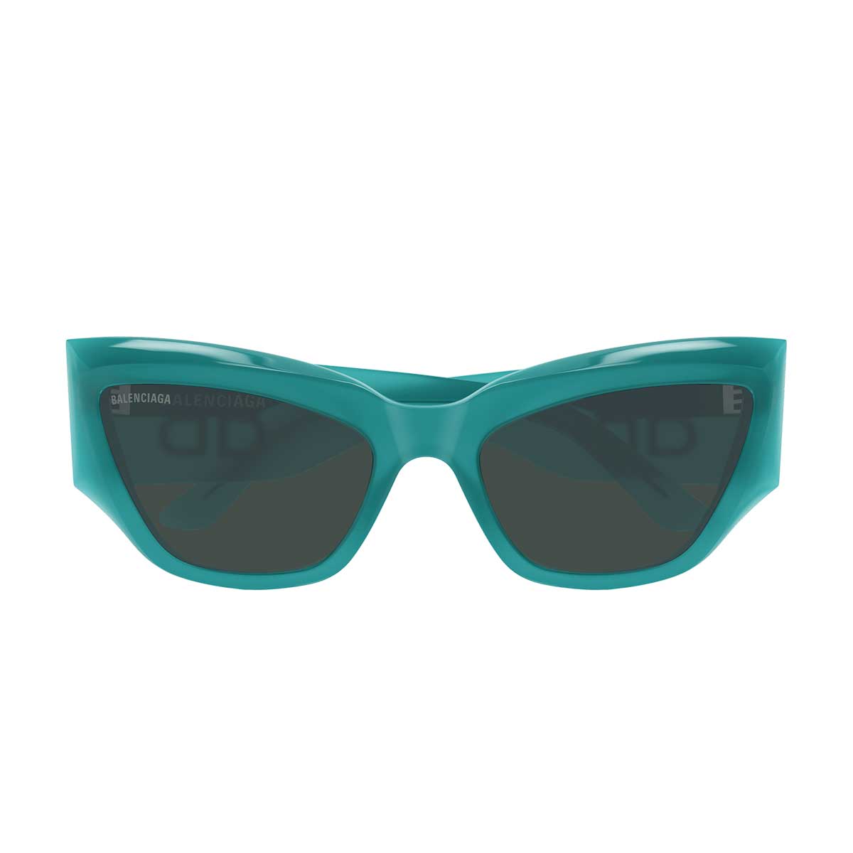 Balenciaga Occhiali da Sole BB0444S 005 Verde/Verde Donna