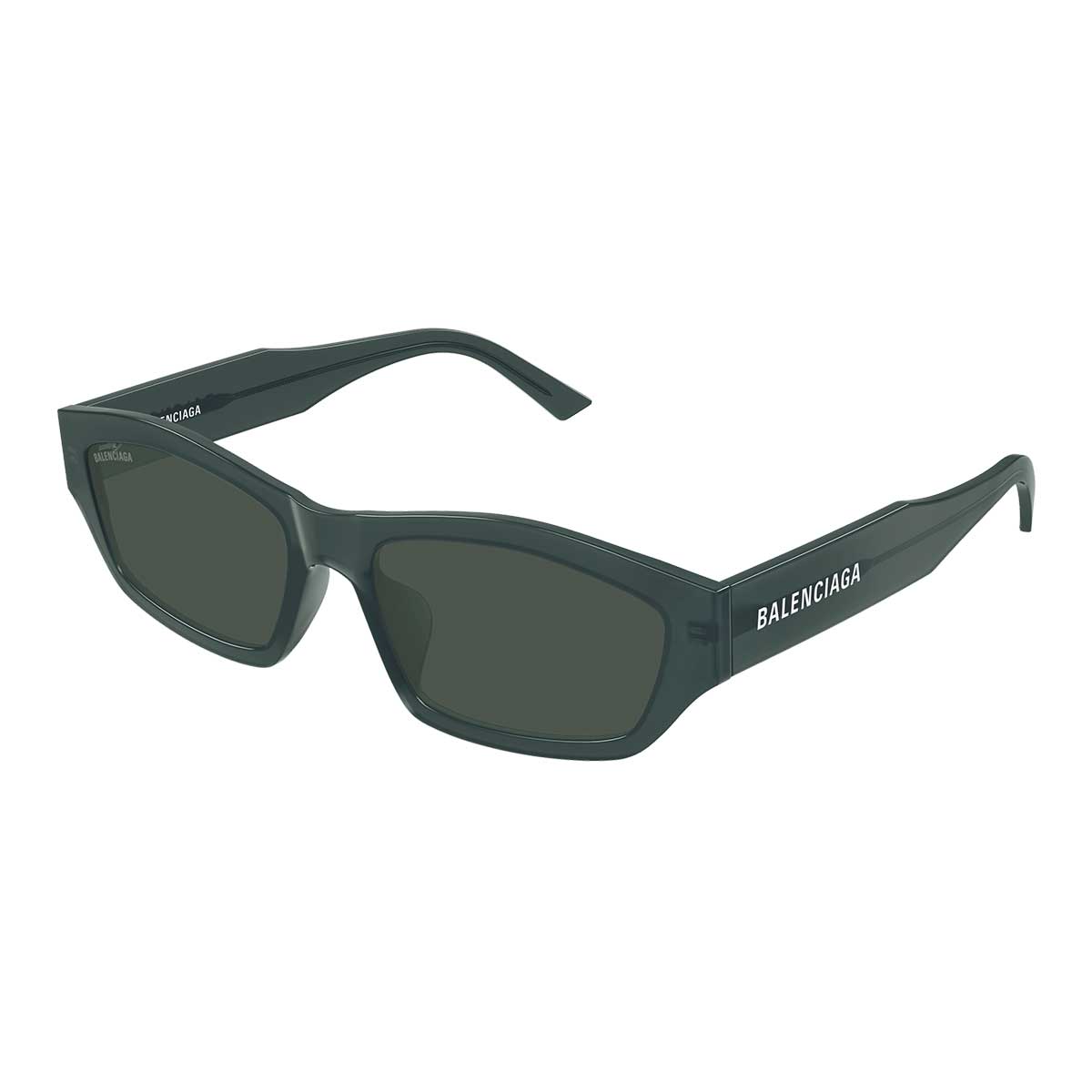 Balenciaga Occhiali da Sole BB0448SK 003 Verde/Verde Unisex 2