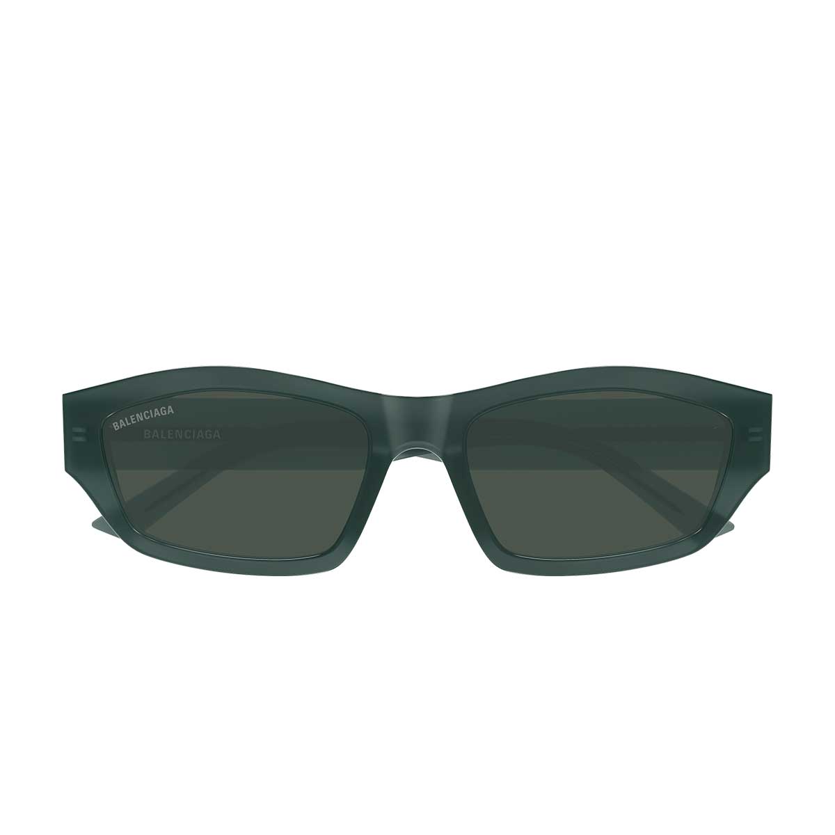 Balenciaga Occhiali da Sole BB0448SK 003 Verde/Verde Unisex