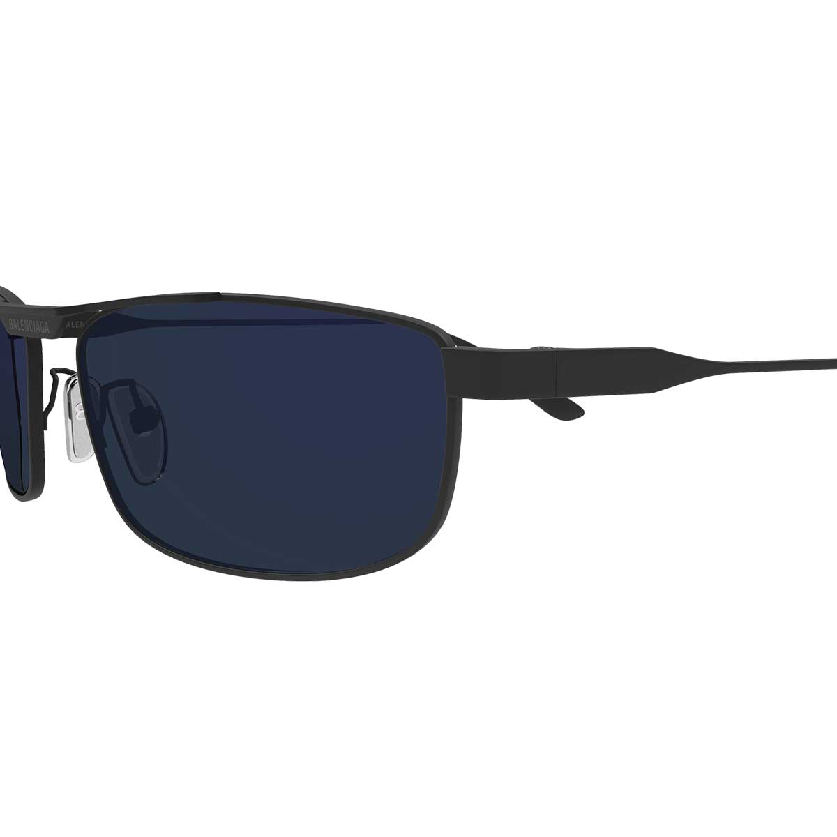 Balenciaga Occhiali da Sole BB0451S 002 Grigio/Blu Unisex 3