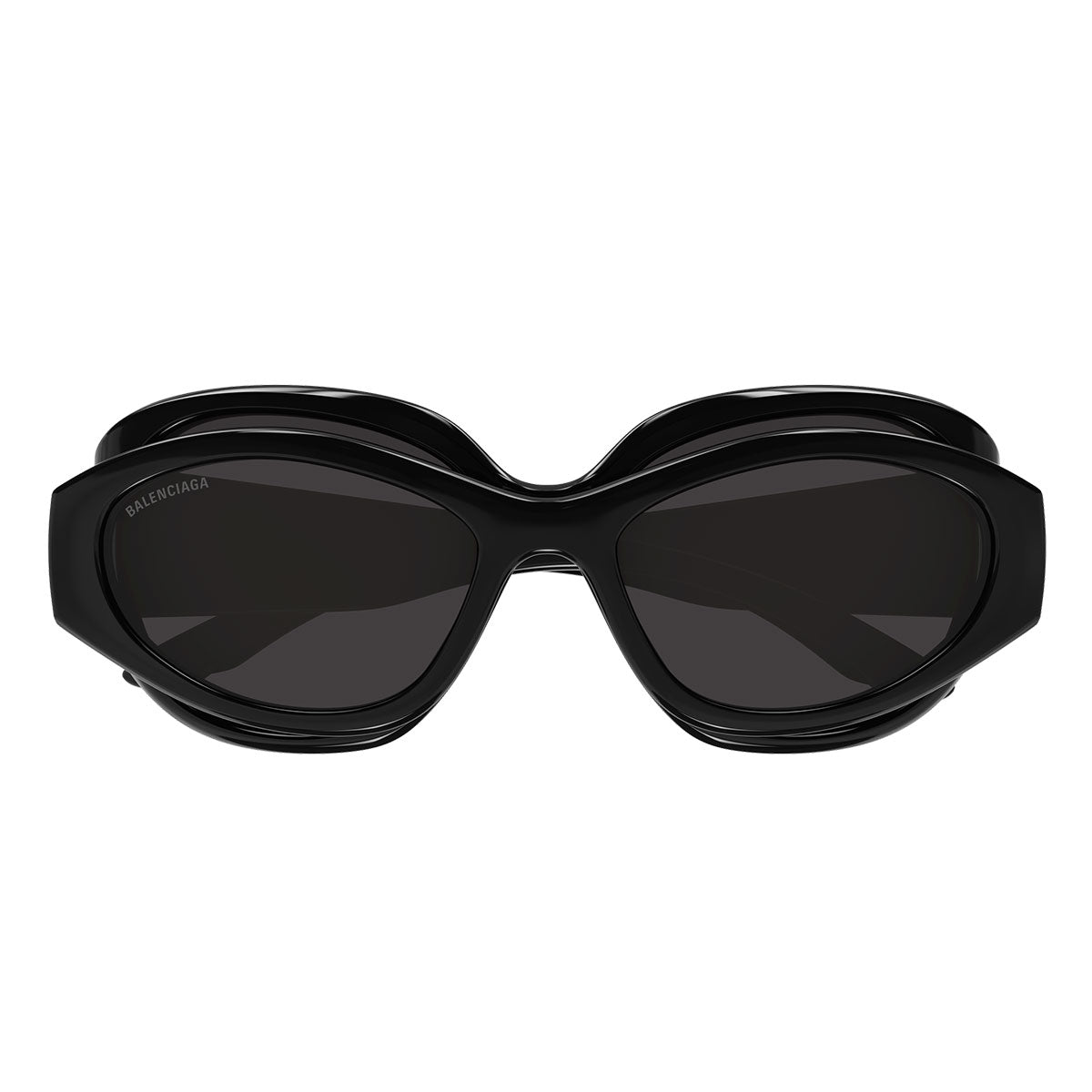 Balenciaga Occhiali da Sole BB0456S 001 Nero/Grigio Unisex