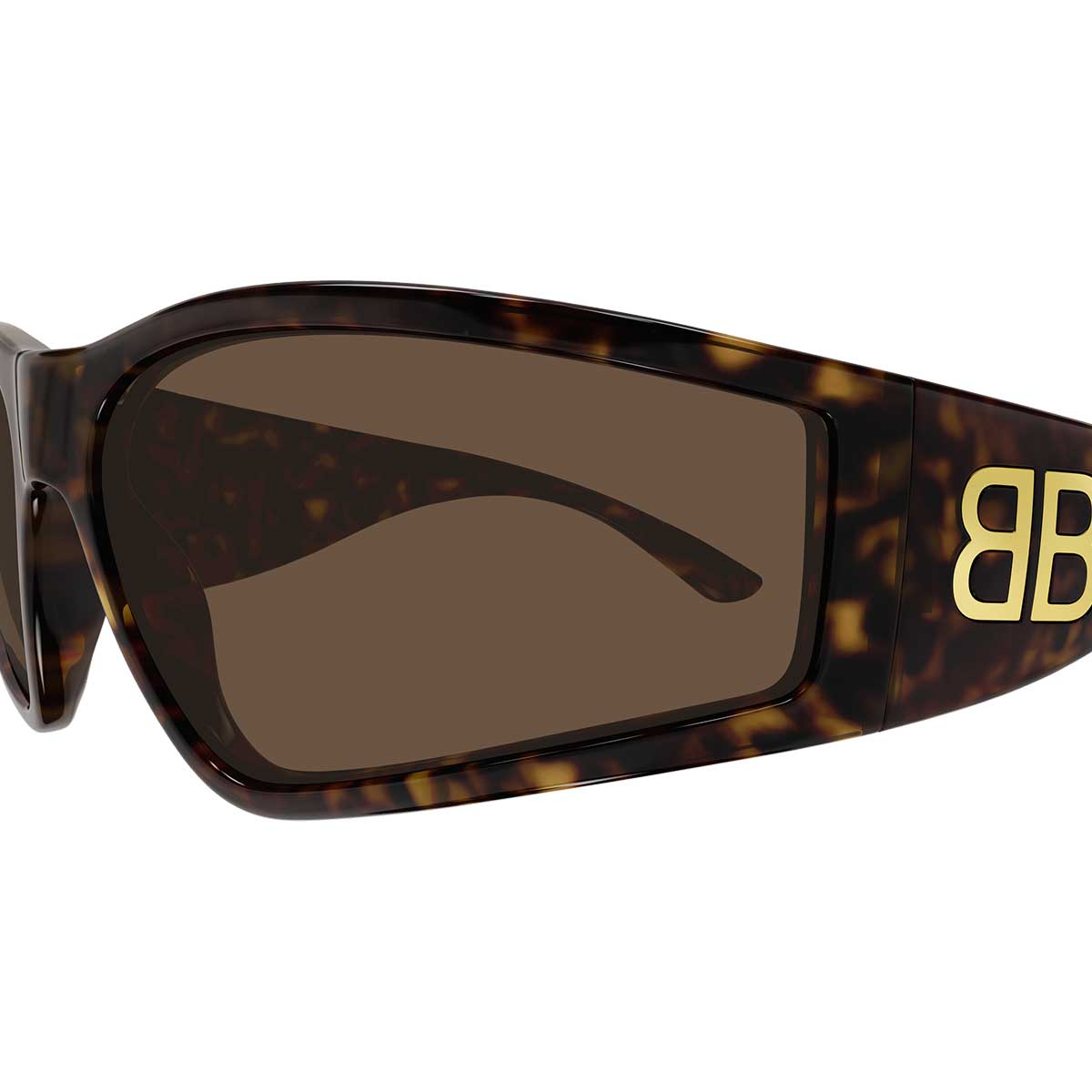 Balenciaga Occhiali da Sole BB0457S 003 Marrone/Marrone Unisex 3