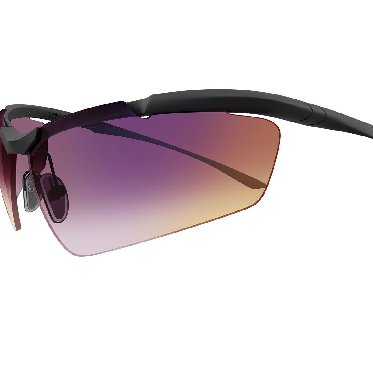 Balenciaga Occhiali da Sole BB0462S 002 Rutenio/Viola Unisex