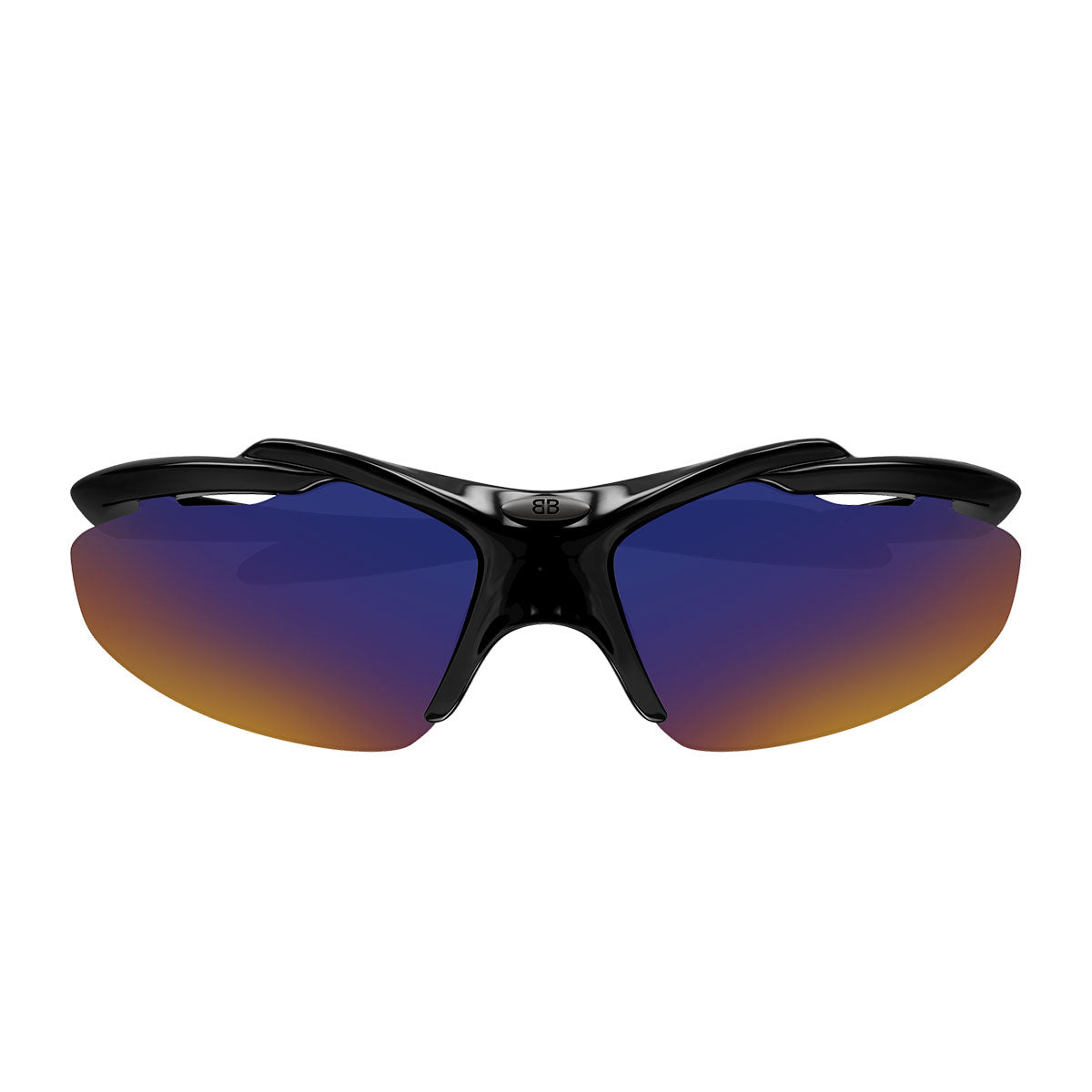 Balenciaga Occhiali da Sole BB0464S 005 Nero/Viola Unisex