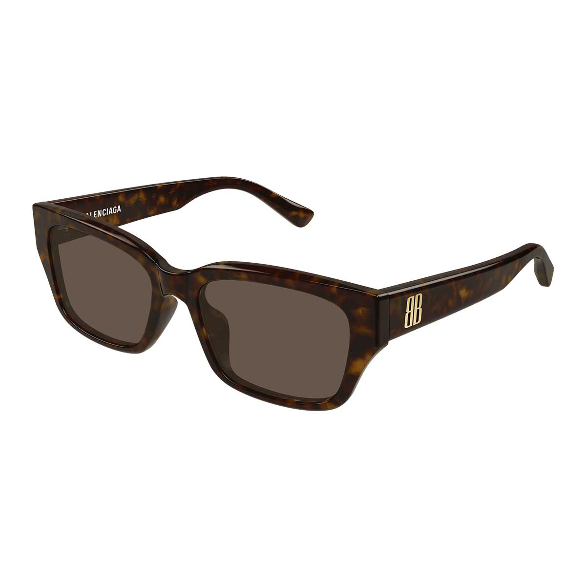 Balenciaga Occhiali da Sole BB0480SK 002 Marrone/Marrone Unisex 2