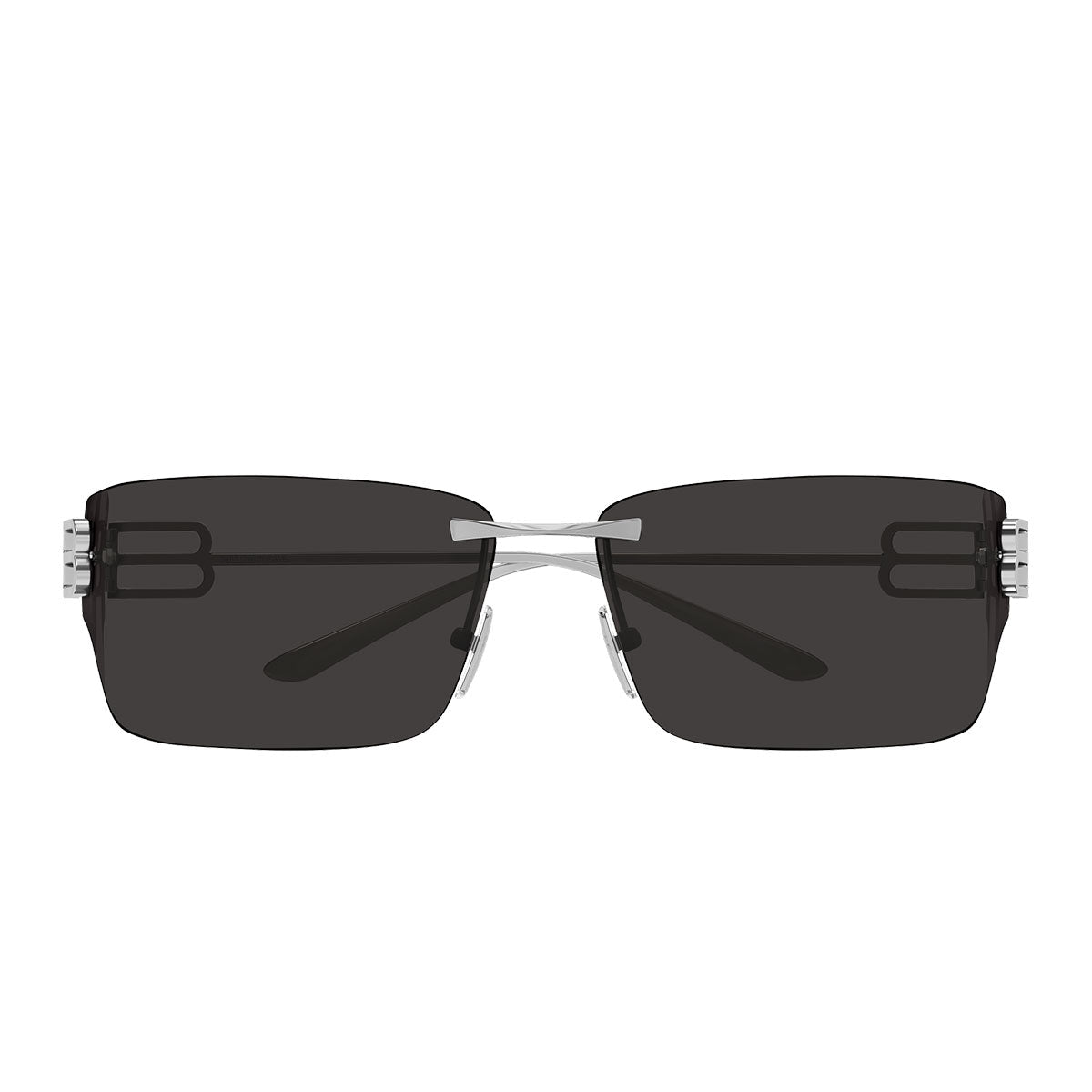 Balenciaga Occhiali da Sole BB0485SA 001 Rutenio/Grigio Unisex
