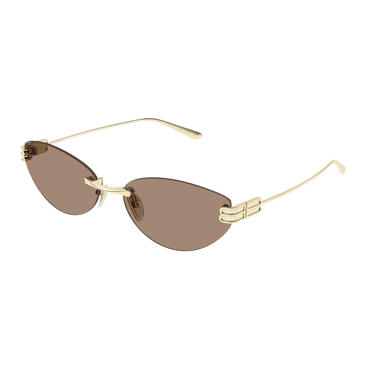 Balenciaga Occhiali da Sole BB0486S 004 Oro/Marrone Donna