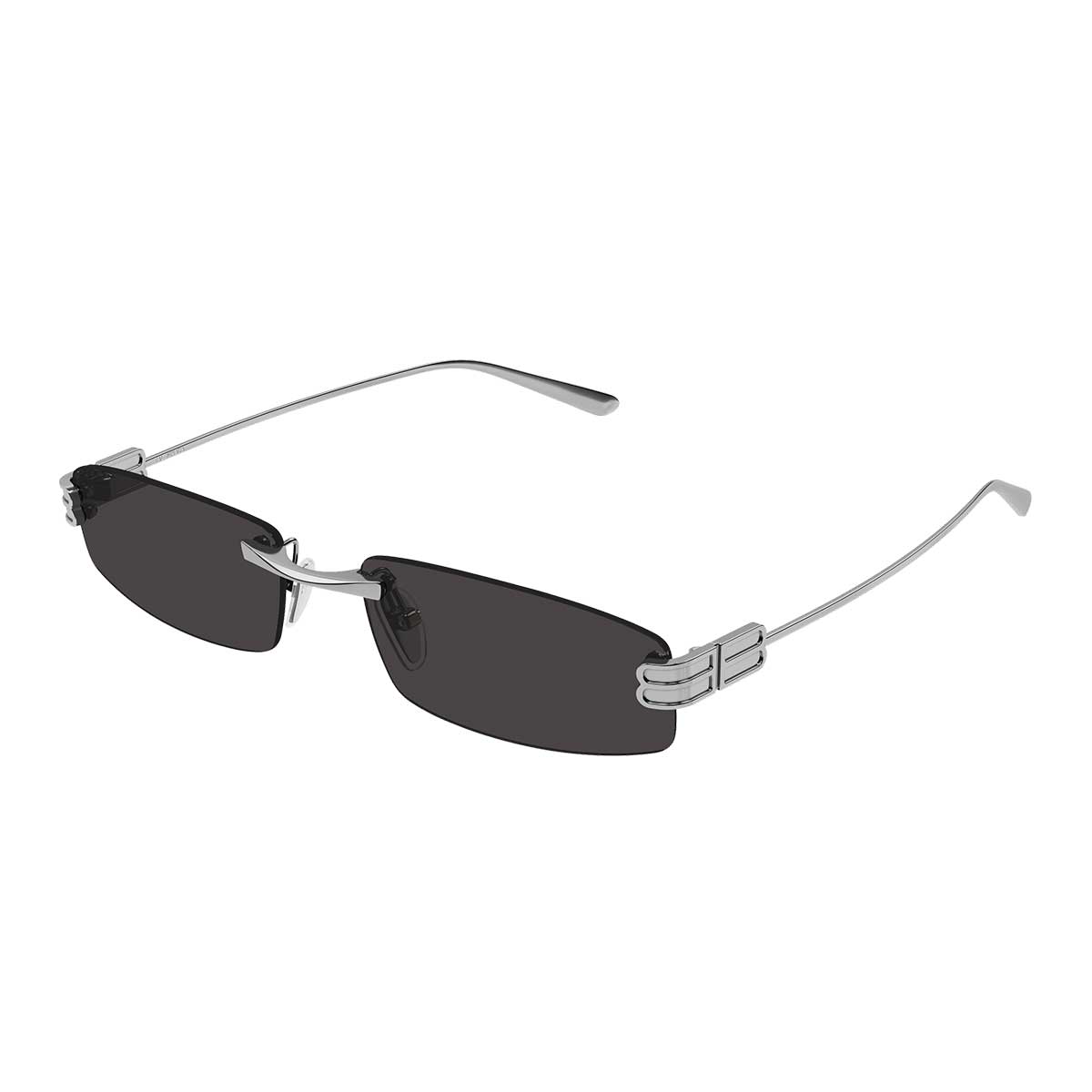 Balenciaga Occhiali da Sole BB0488S 005 Rutenio/Grigio Uomo 2
