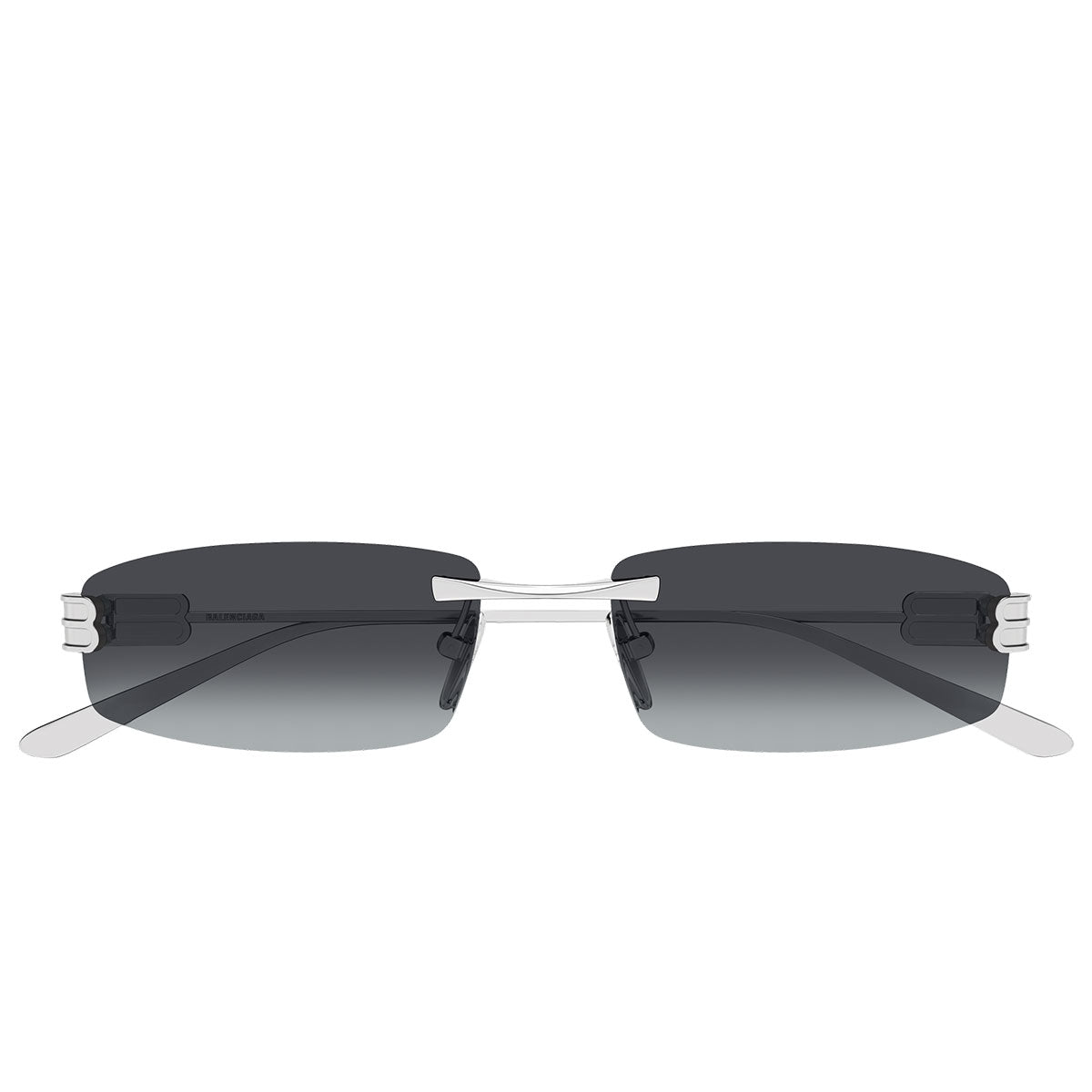 Balenciaga Occhiali da Sole BB0488S 006 Argento/Grigio Fumo Uomo