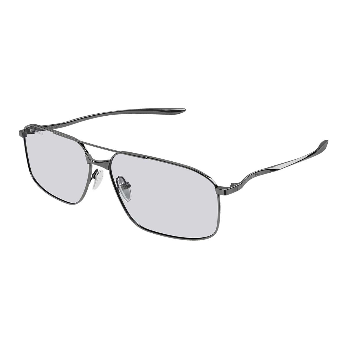 Balenciaga Occhiali da Sole BB0492S 004 Rutenio/Grigio Uomo 2