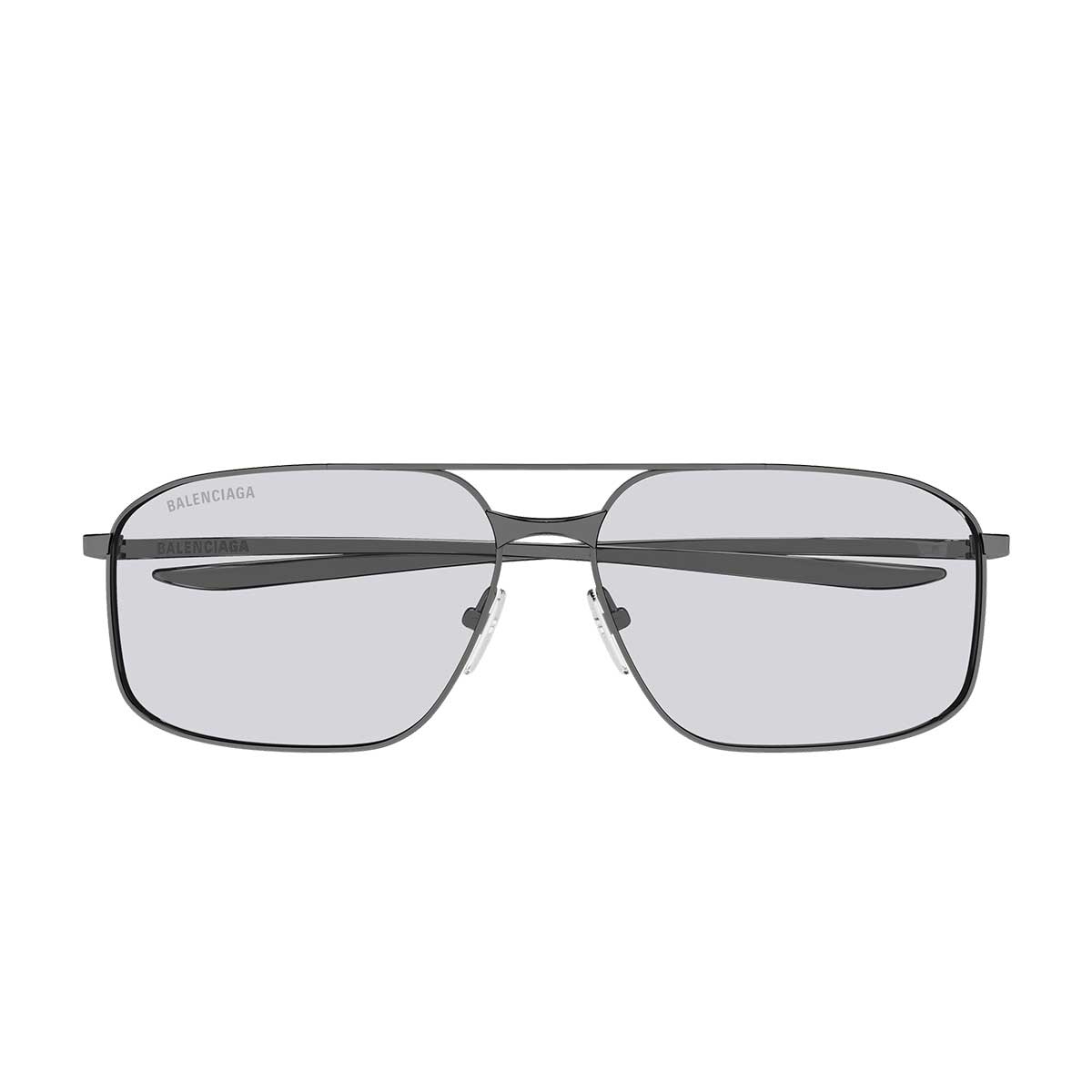Balenciaga Occhiali da Sole BB0492S 004 Rutenio/Grigio Uomo