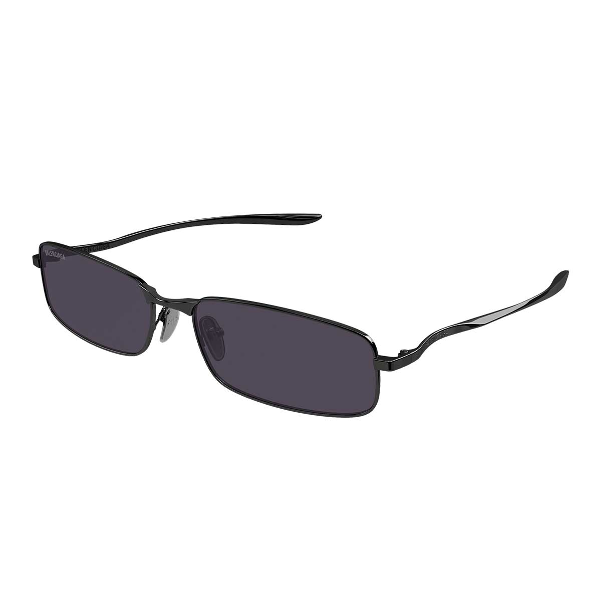 Balenciaga Occhiali da Sole BB0493S 004 Grigio/Viola Uomo 2