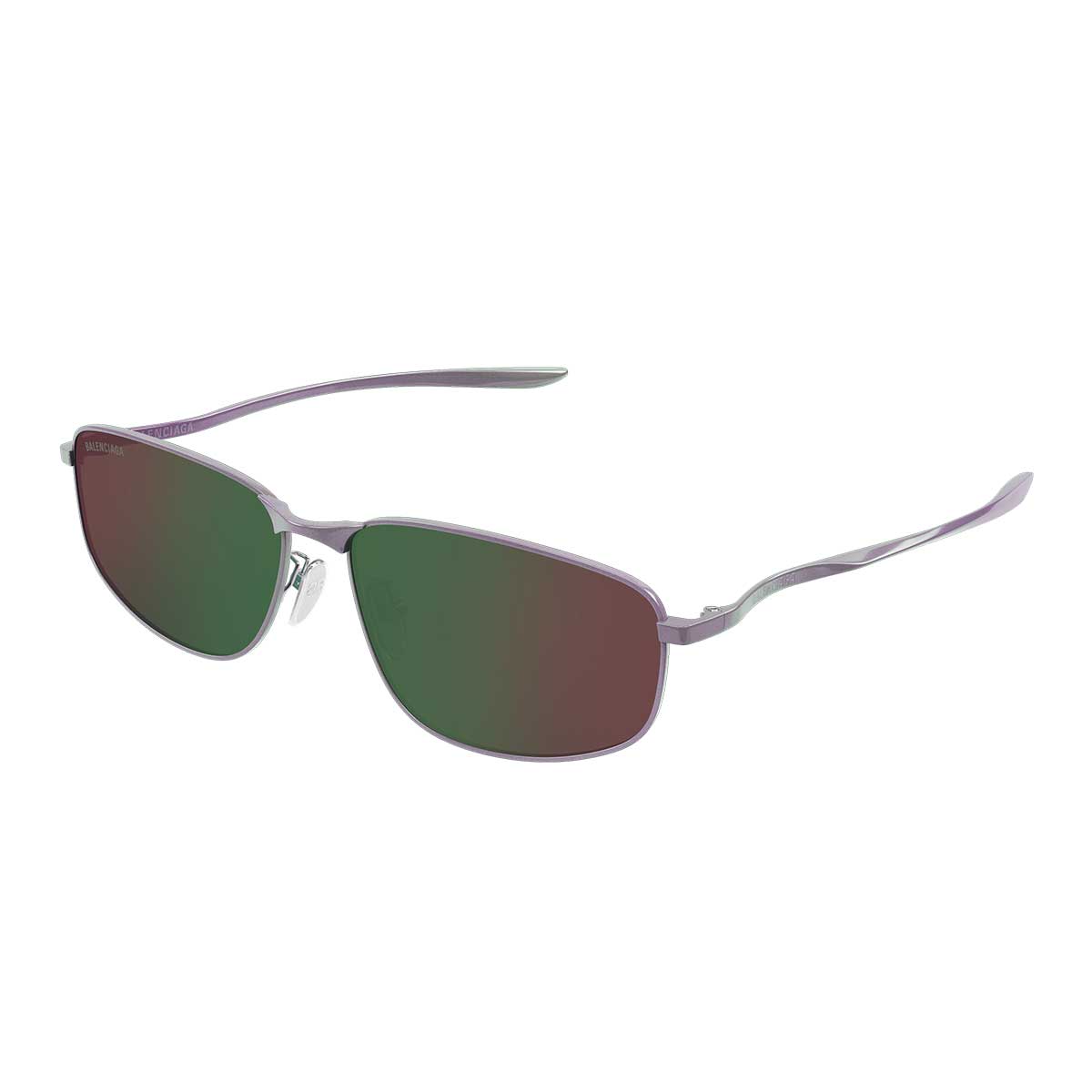Balenciaga Occhiali da Sole BB0494SA 005 Multicolor/Verde Uomo 2