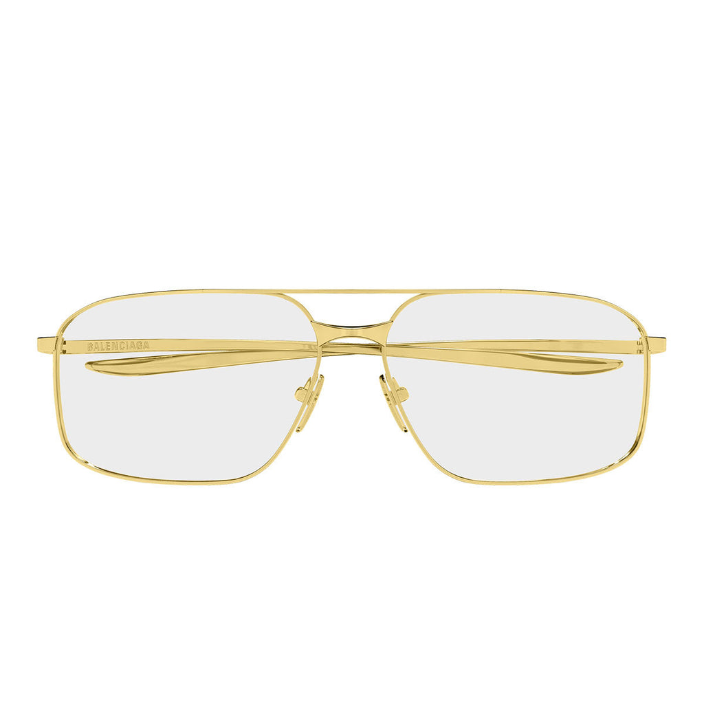 Balenciaga Occhiali da Vista BB0495O 002 Oro/Trasparente Uomo