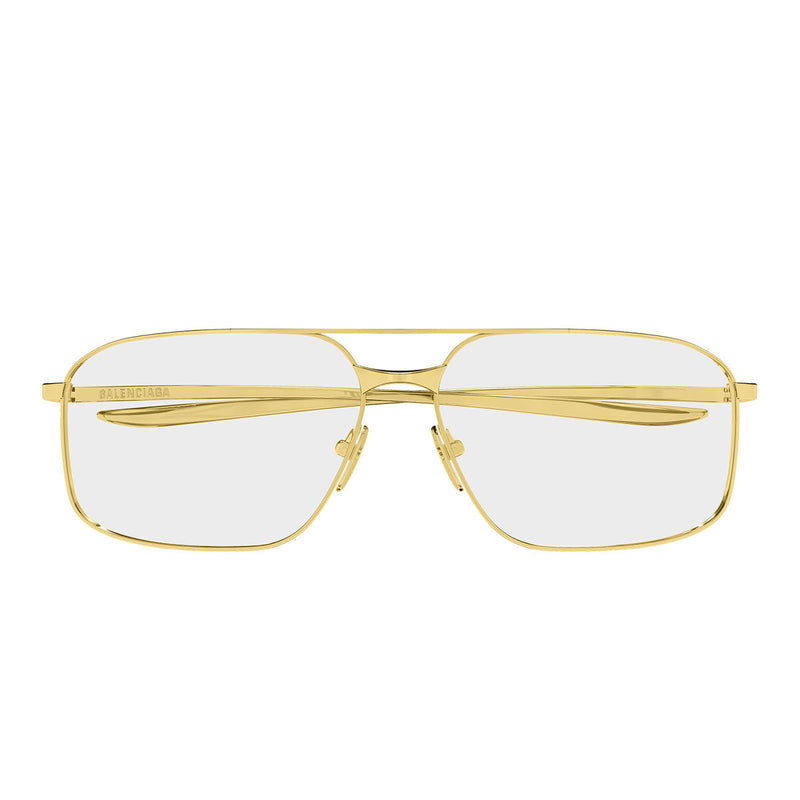 Balenciaga Occhiali da Vista BB0495O 002 Oro/Trasparente Uomo