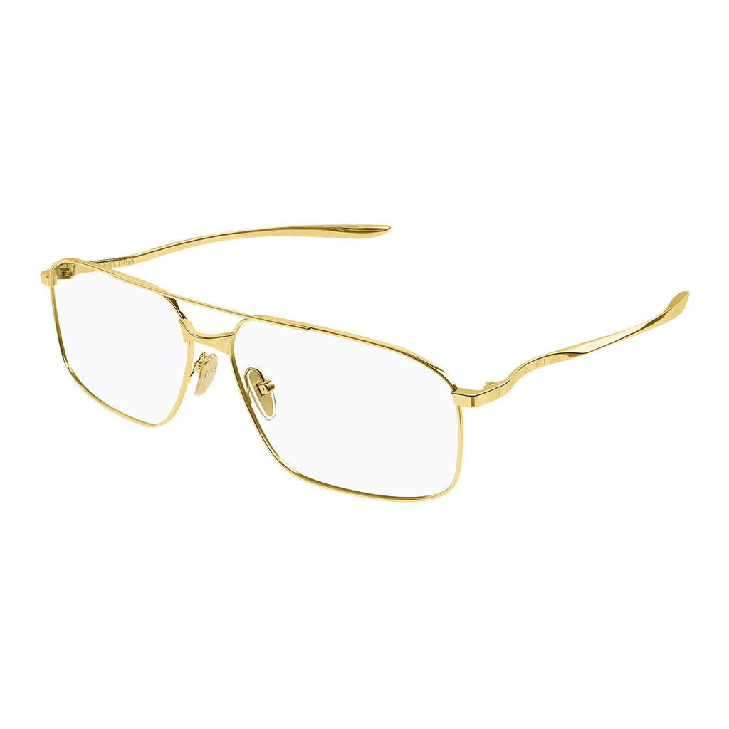 Balenciaga Occhiali da Vista BB0495O 002 Oro/Trasparente Uomo