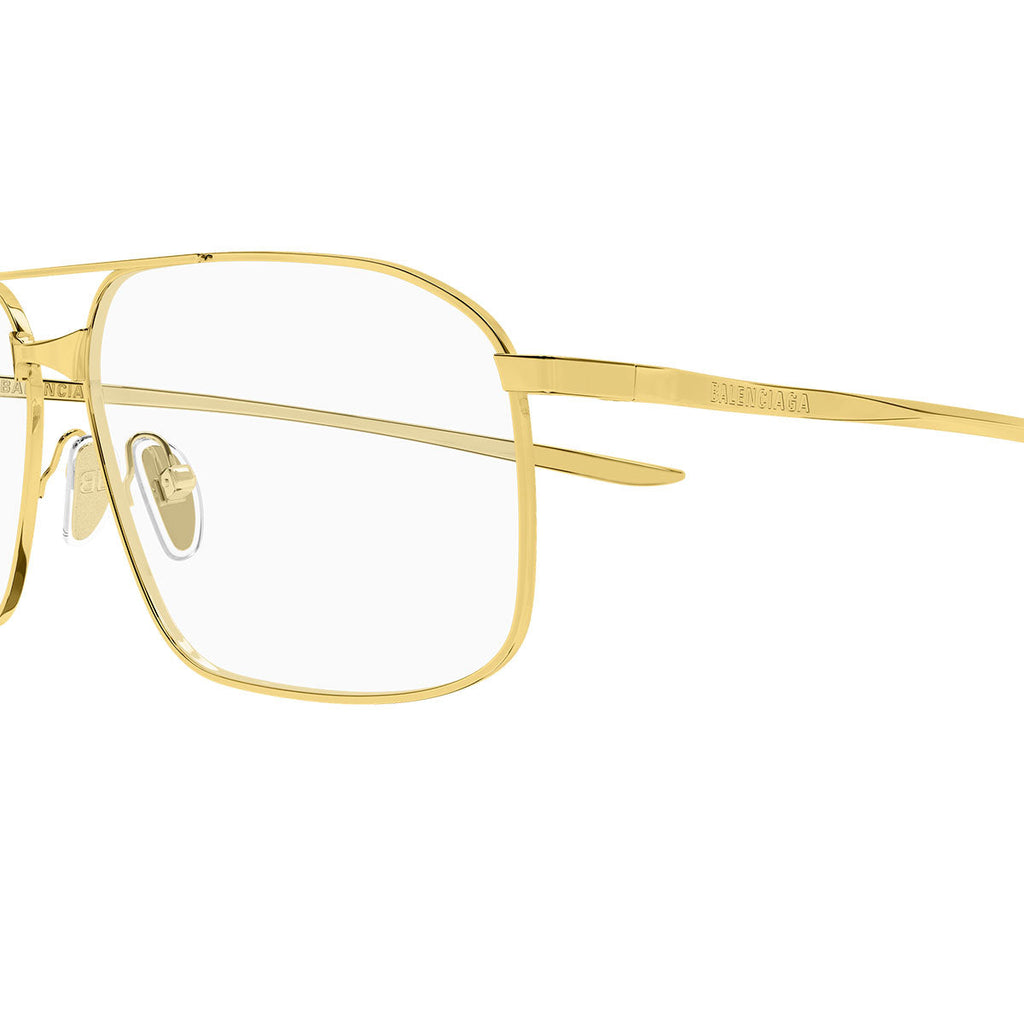 Balenciaga Occhiali da Vista BB0495O 002 Oro/Trasparente Uomo