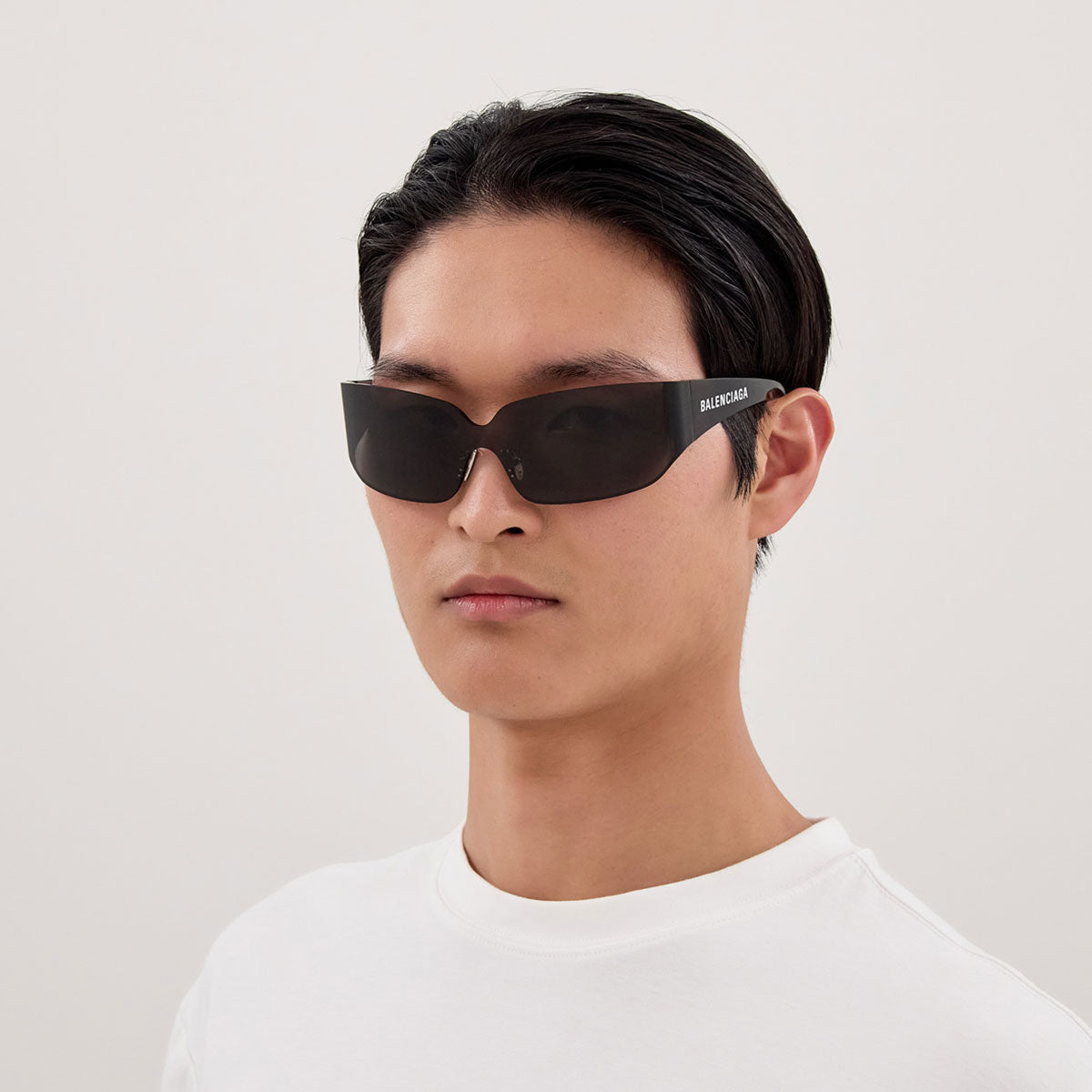 Balenciaga Occhiali da Sole BB0421S 001 Grigio/Grigio Unisex