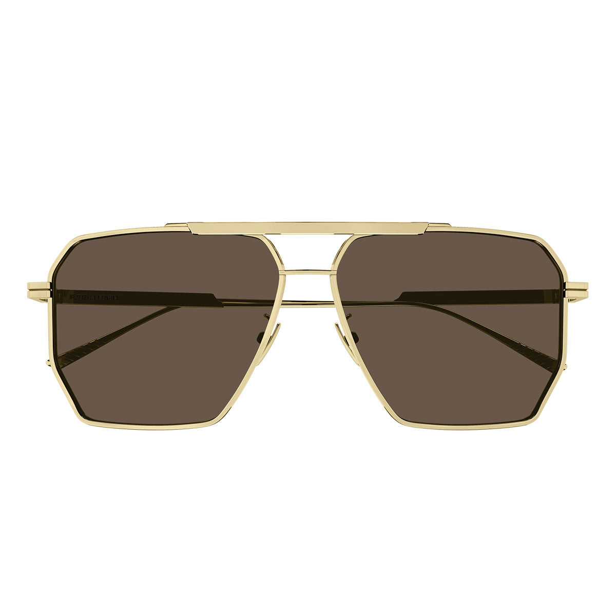 Bottega Veneta Occhiali da Sole BV1012S 003 Oro/Marrone Uomo