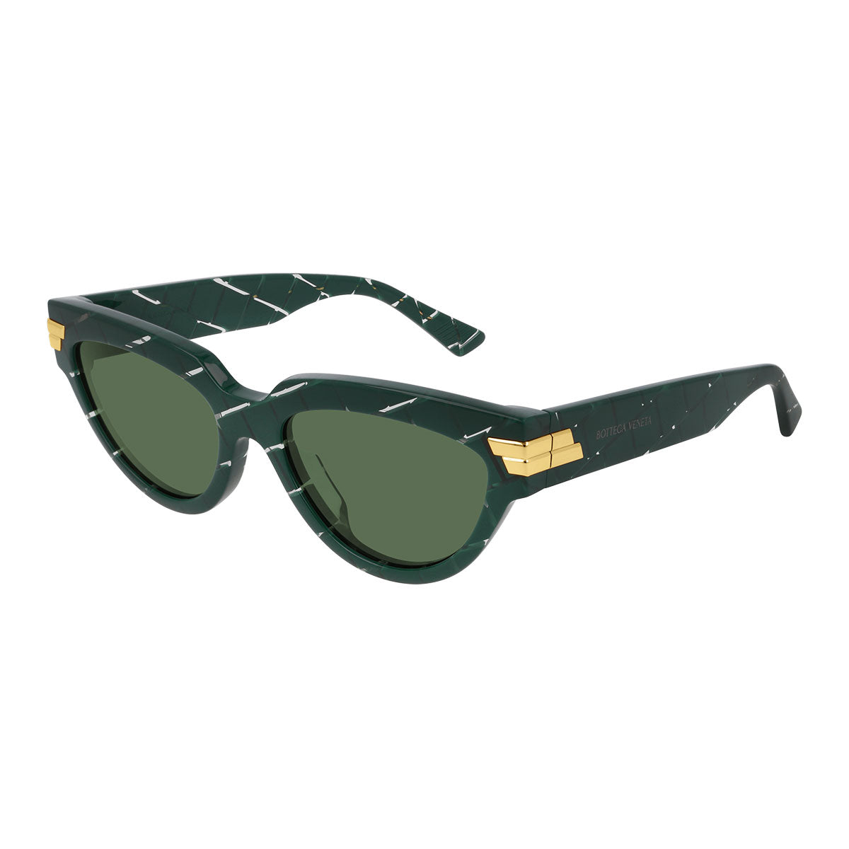 Bottega Veneta Occhiali da Sole BV1035S 004 Verde/Verde Donna