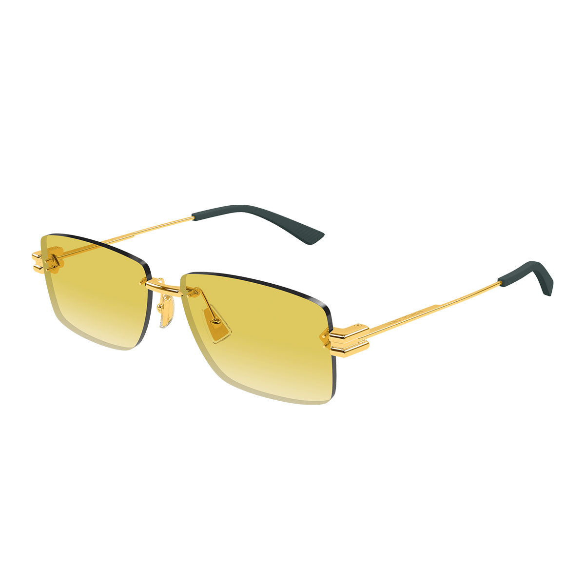 Bottega Veneta Occhiali da Sole BV1126S 006 Oro/Giallo Uomo