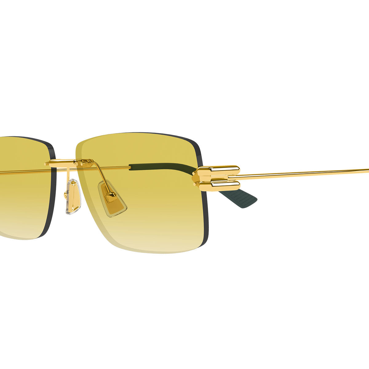 Bottega Veneta Occhiali da Sole BV1126S 006 Oro/Giallo Uomo