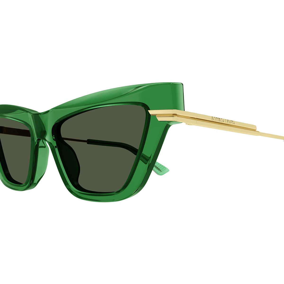 Bottega Veneta Occhiali da Sole BV1241S 003 VerdeOro/Verde Donna 3