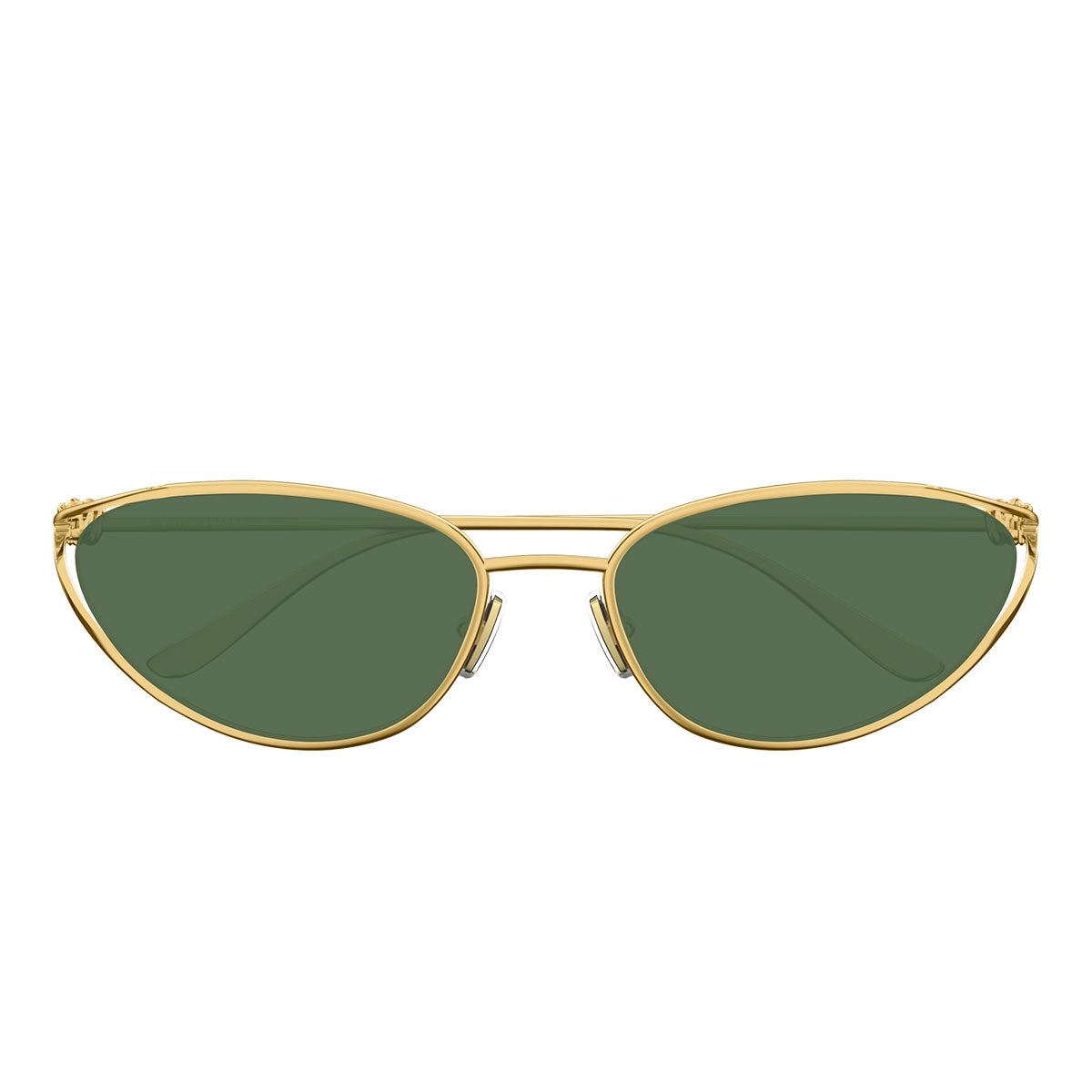 Bottega Veneta Occhiali da Sole BV1330S 004 Oro/Verde Unisex