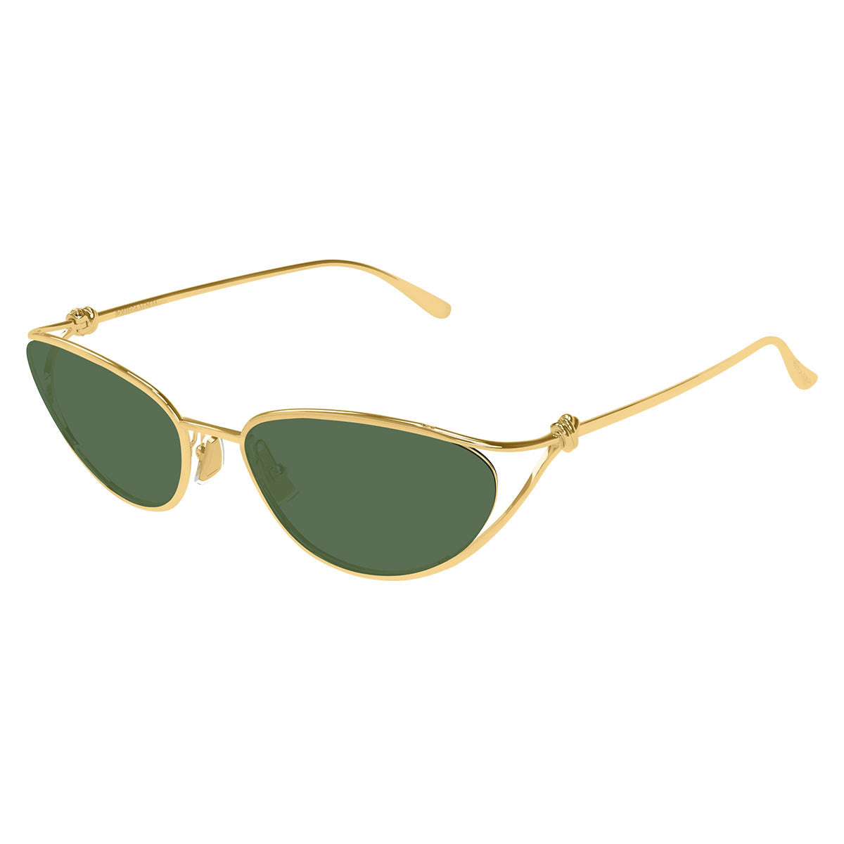 Bottega Veneta Occhiali da Sole BV1330S 004 Oro/Verde Unisex