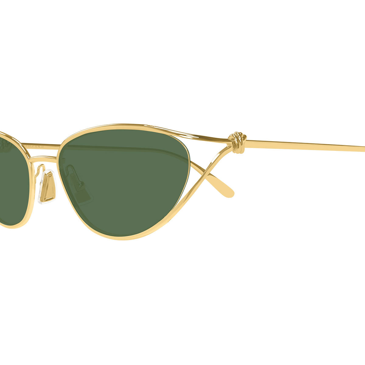 Bottega Veneta Occhiali da Sole BV1330S 004 Oro/Verde Unisex