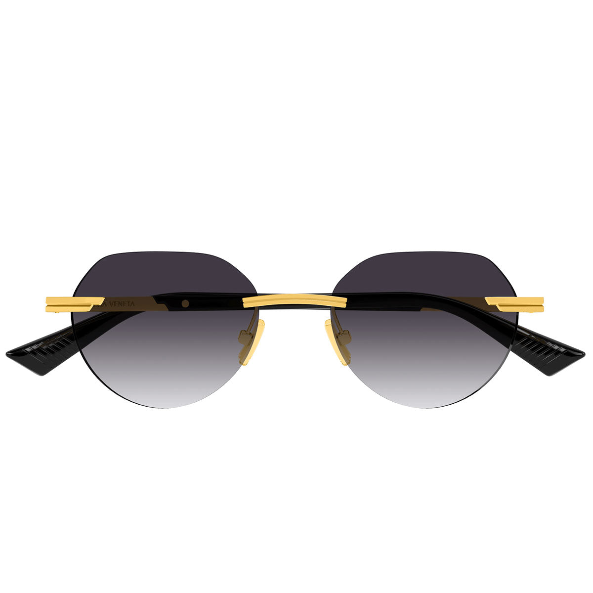 Bottega Veneta Occhiali da Sole BV1379S 001 Oro/Grigio Uomo