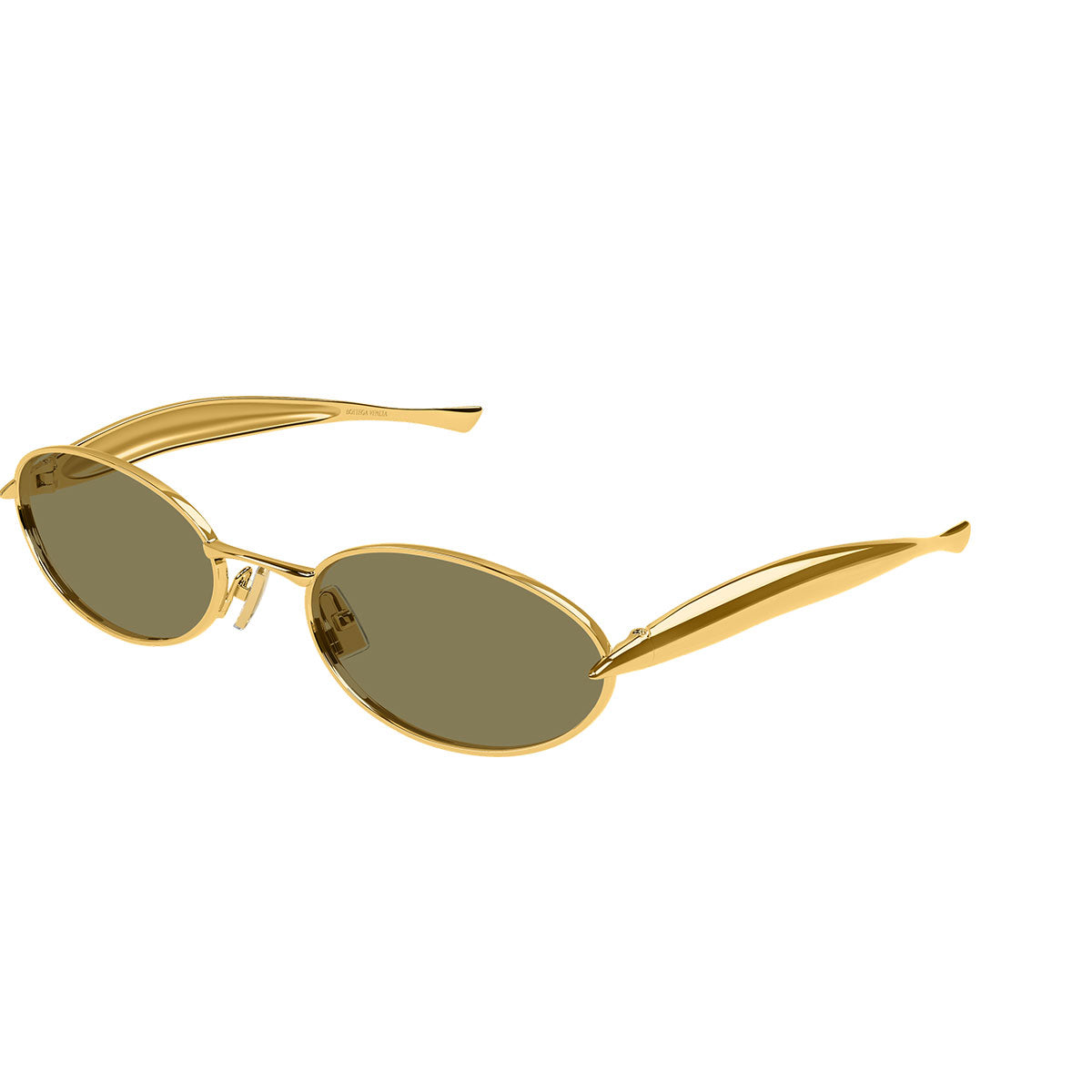 Bottega Veneta Occhiali da Sole BV1386S 006 Oro/Verde Unisex