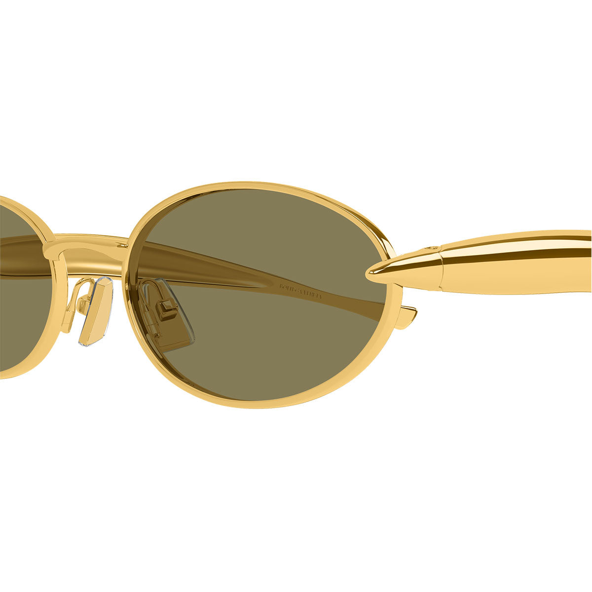 Bottega Veneta Occhiali da Sole BV1386S 006 Oro/Verde Unisex