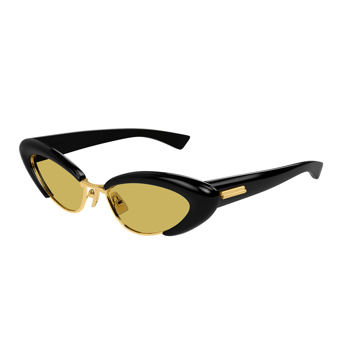 Bottega Veneta Occhiali da Sole BV1387S 001 Nero/Giallo Donna